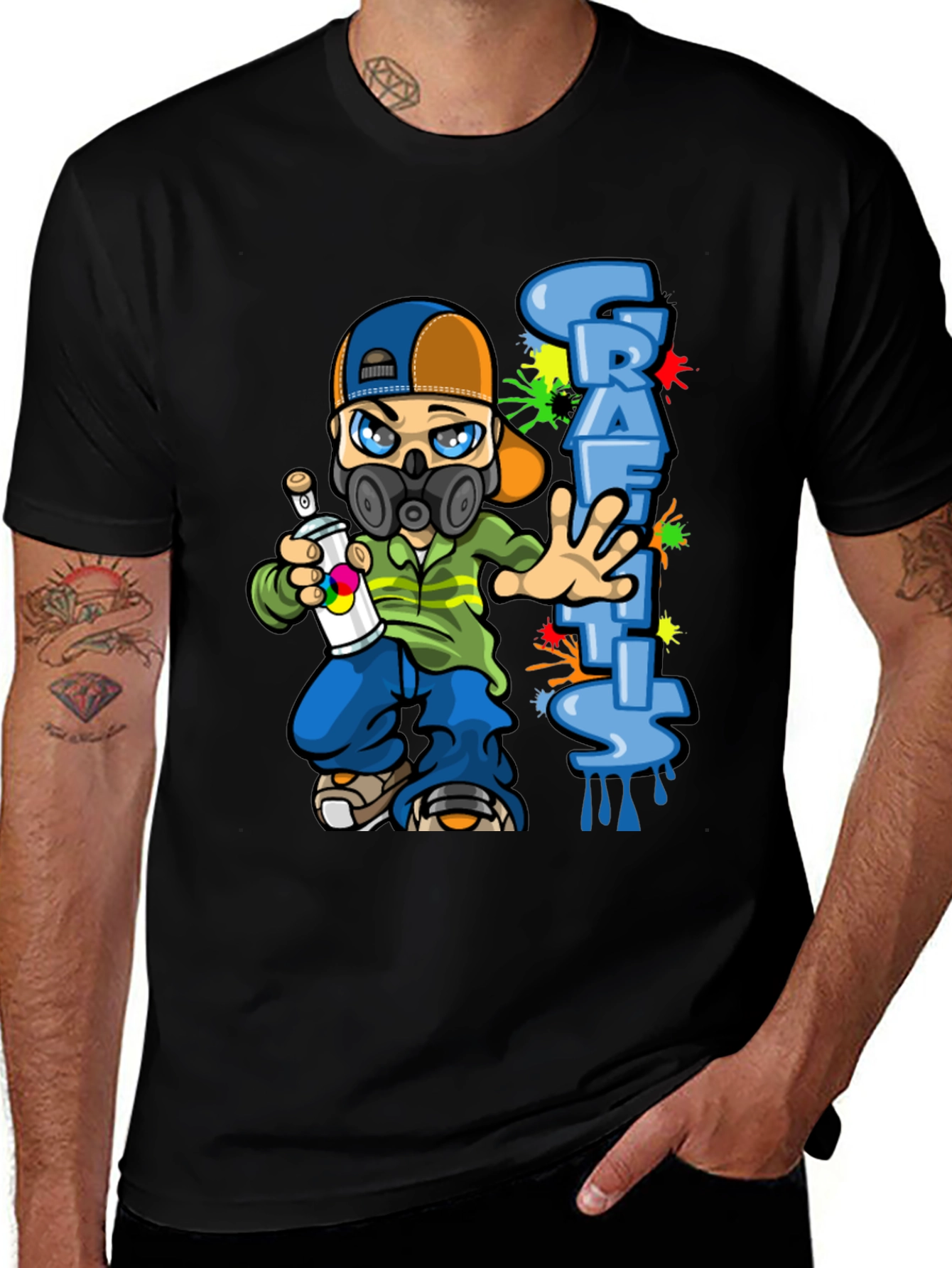 Graffiti Artist Graphic T-Shirt