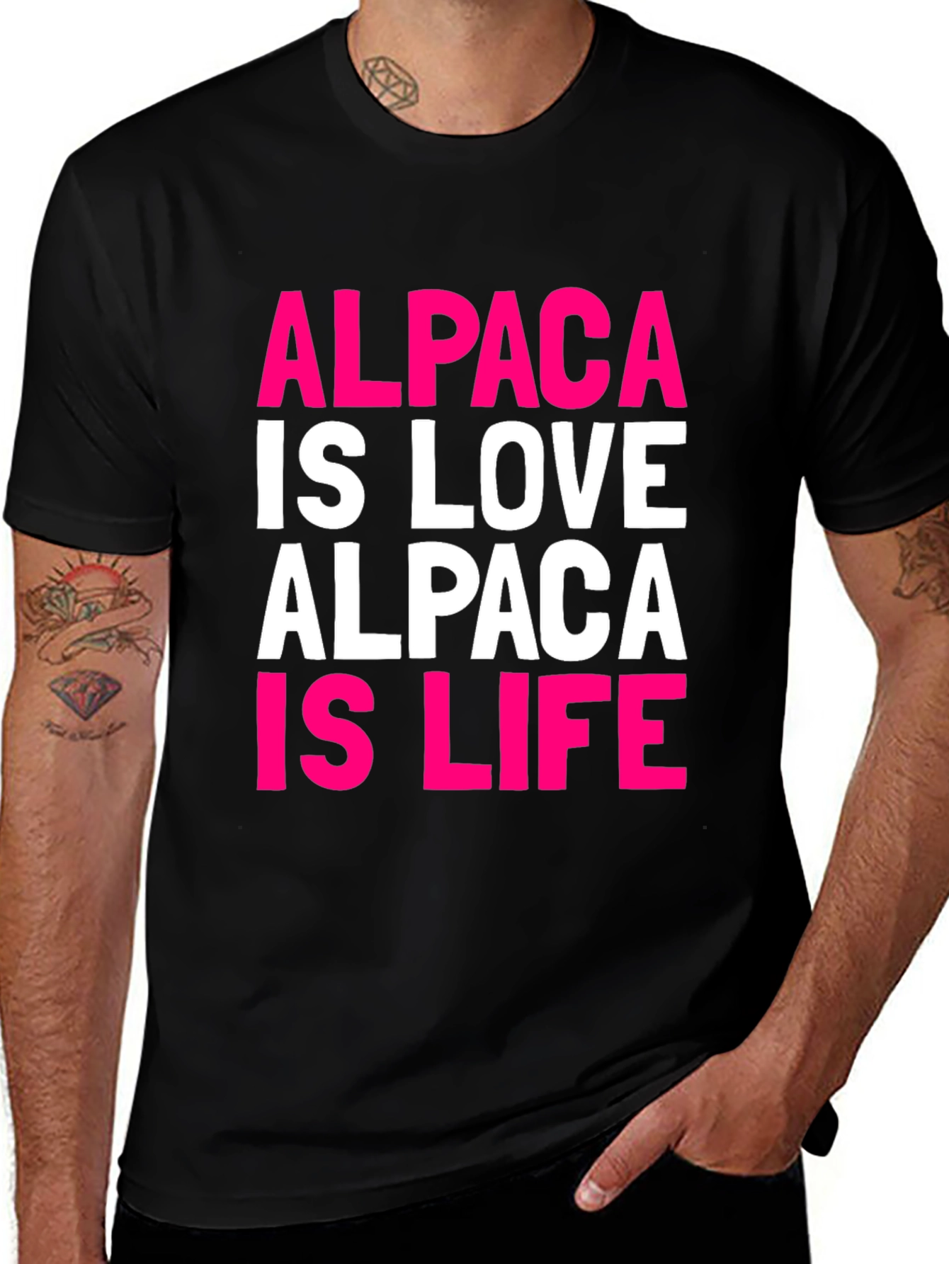Variant 30 of Alpaca Love T-Shirt - Trendy Graphic Tee