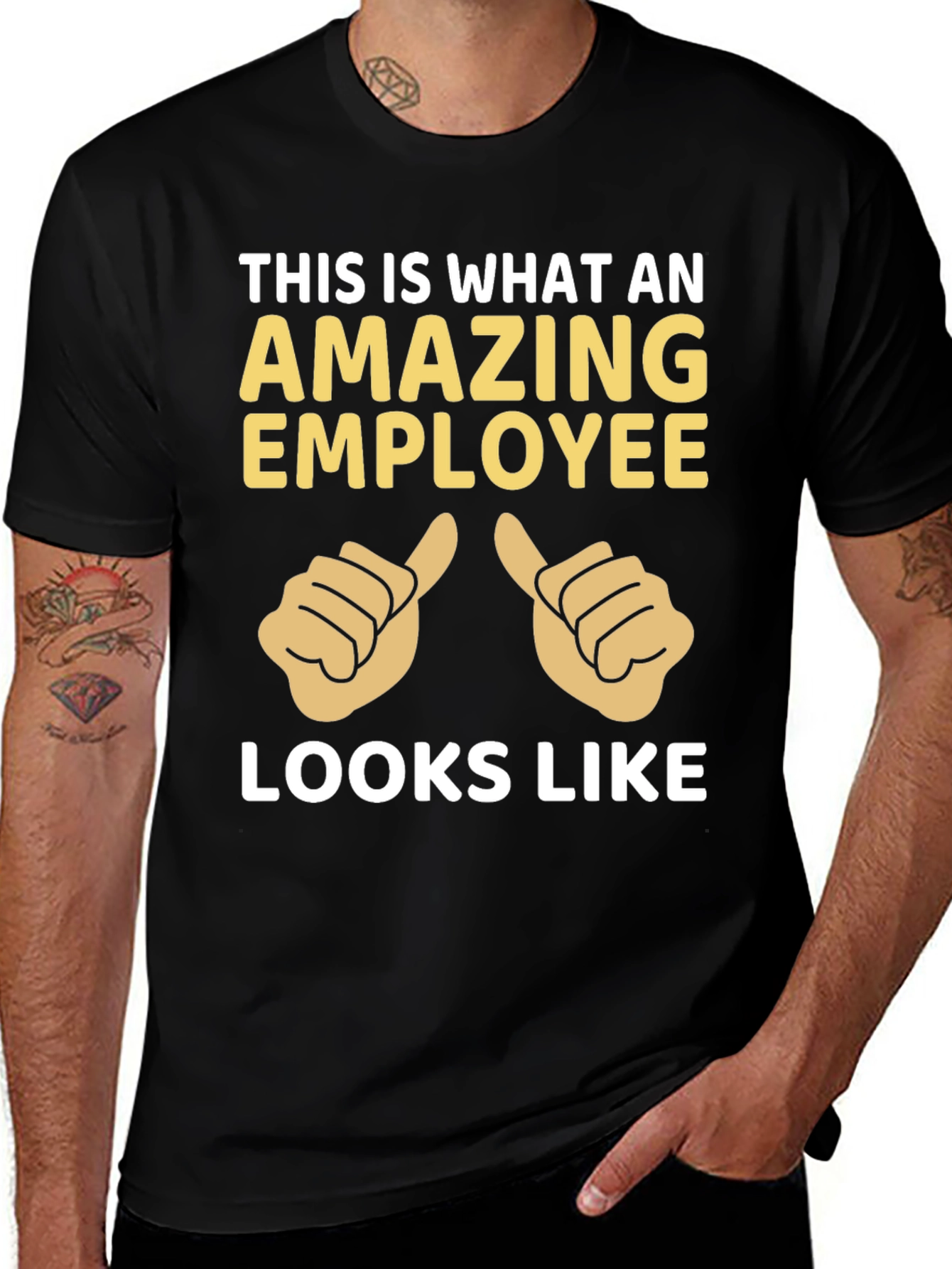 Variant 20 of Amazing Employee Graphic Tee