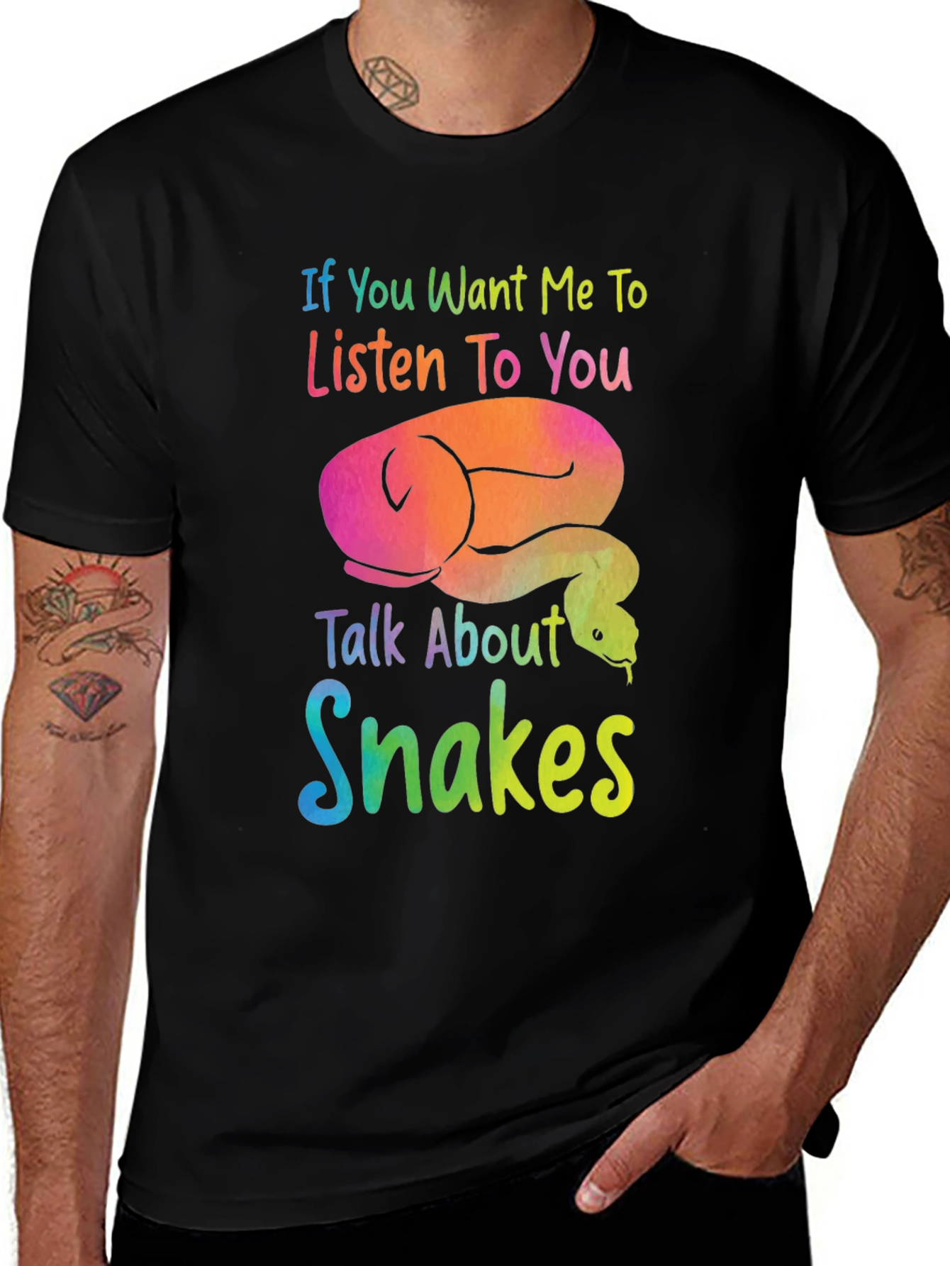 Variant 22 of Talk About Snakes Graphic Tee