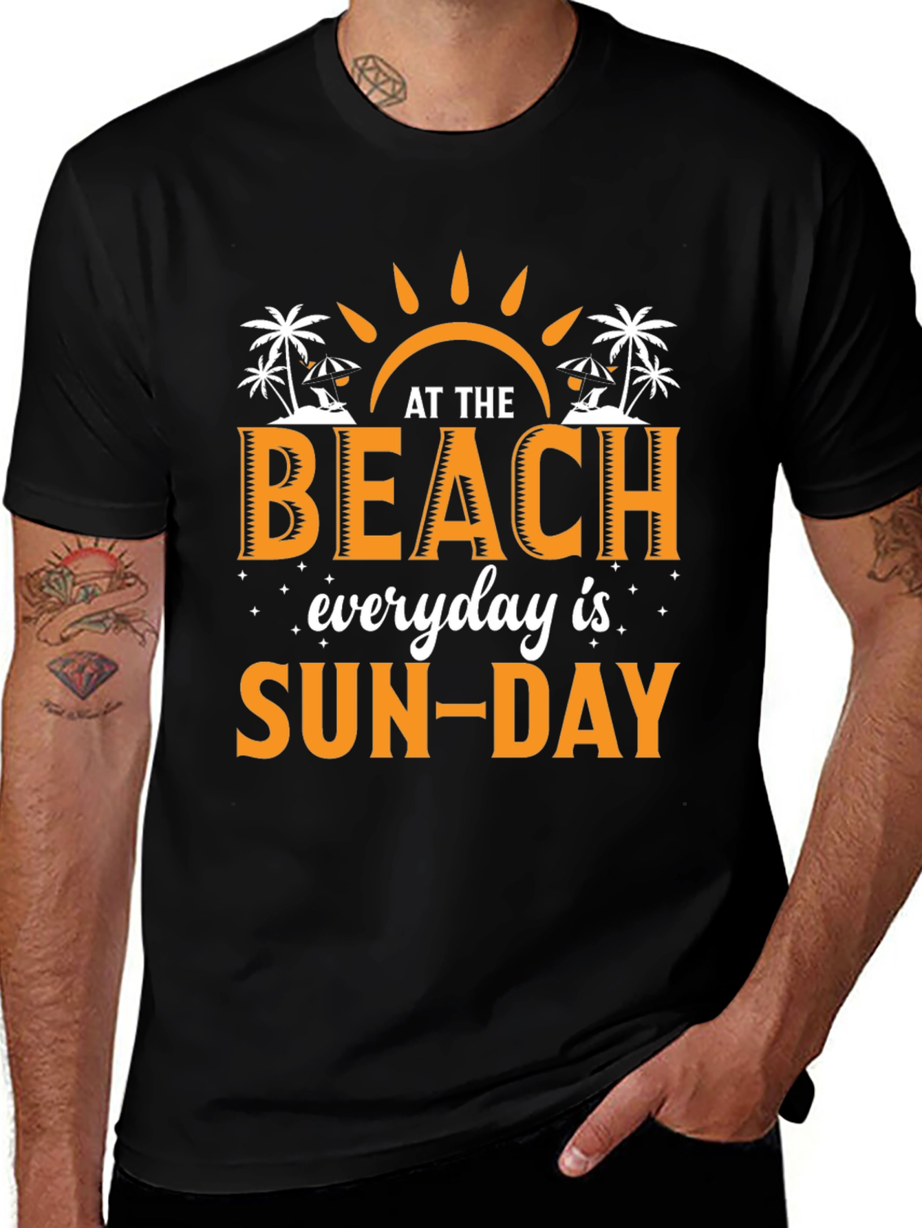 Variant 26 of Beach Sun-Day T-Shirt