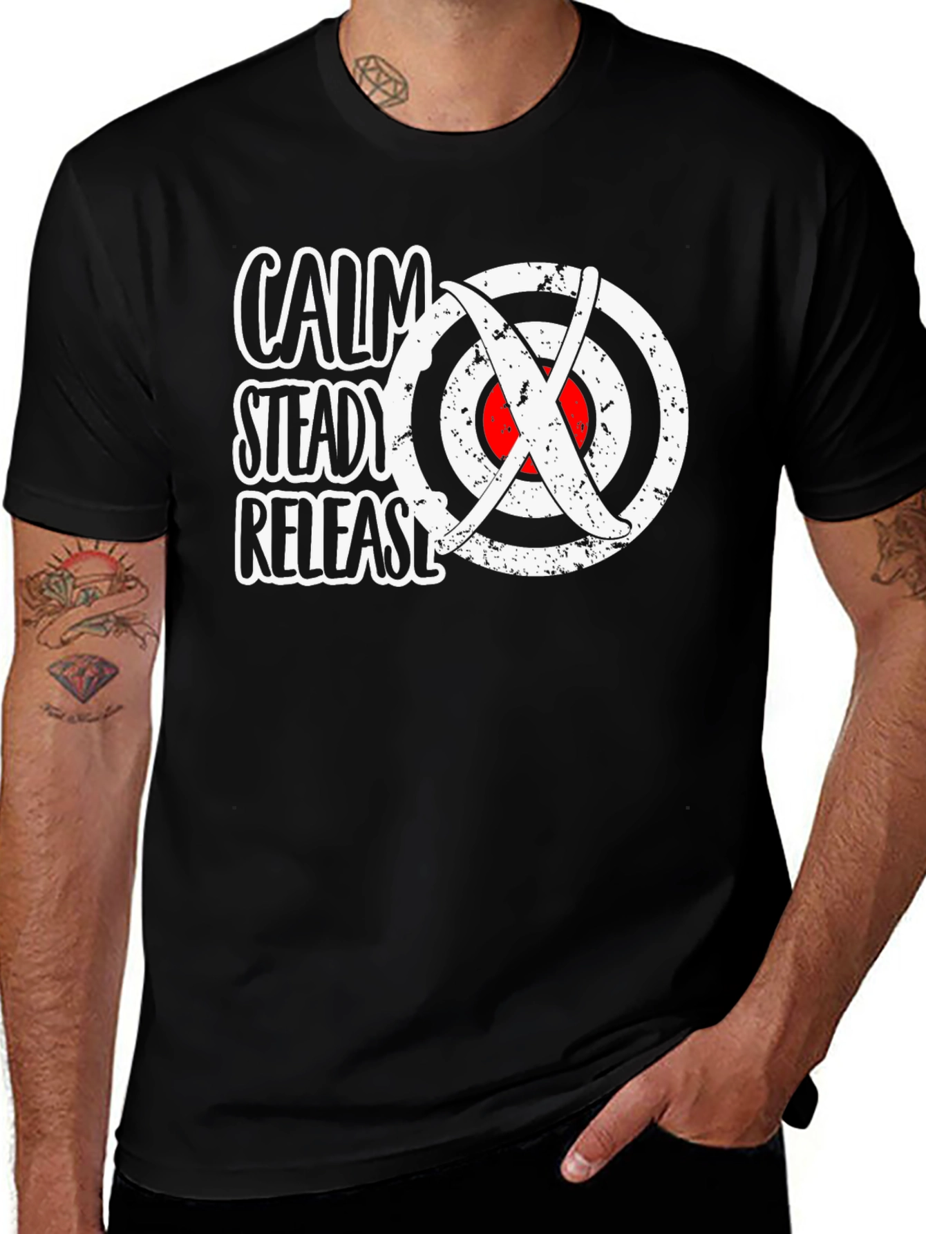 Variant 18 of Calm Steady Release Archery T-Shirt