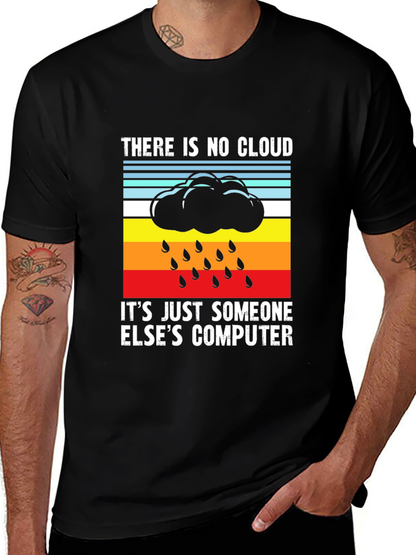 Variant 3 of Funny IT Cloud Humor T-Shirt