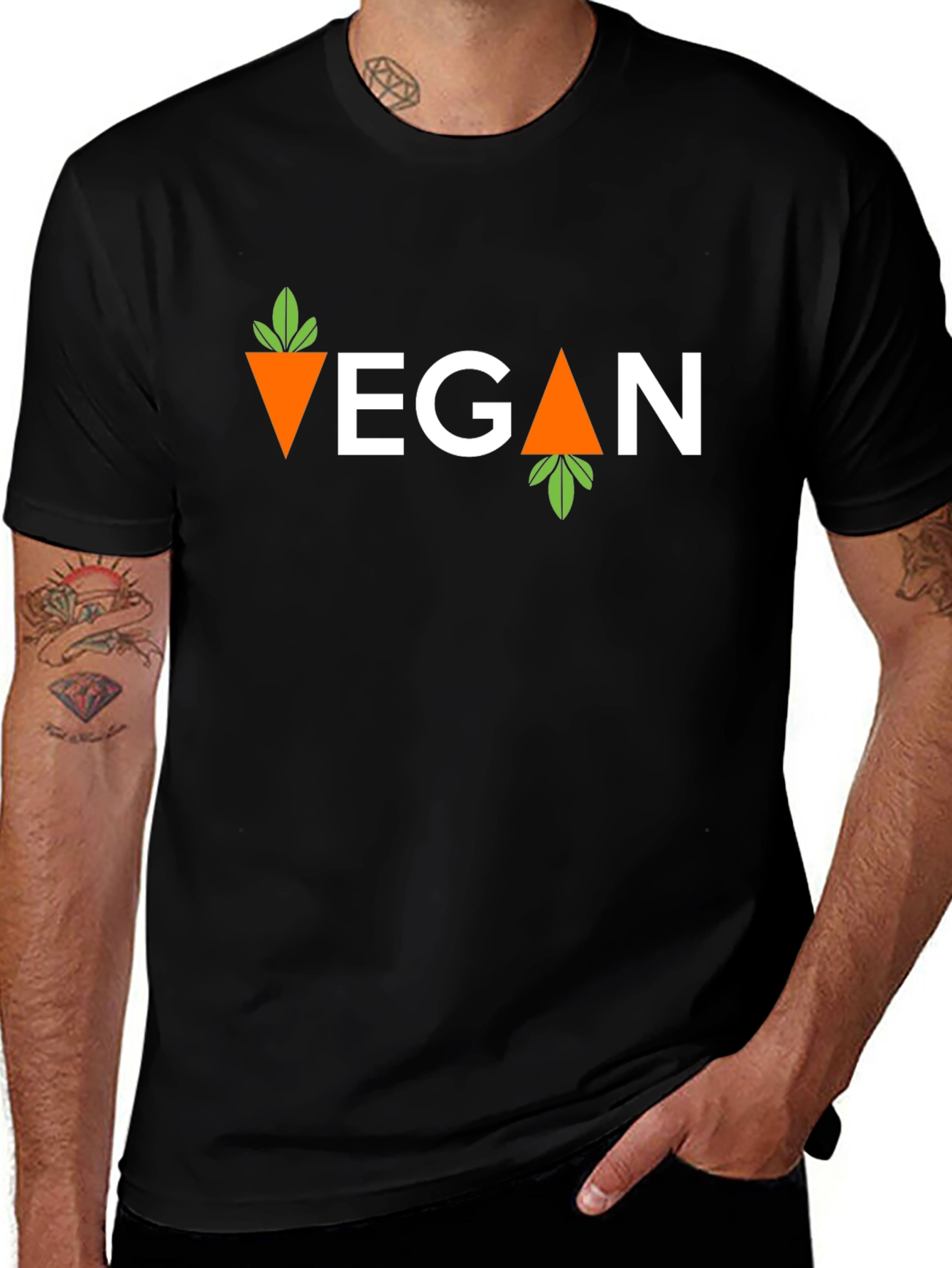 Variant 16 of Vegan Carrot T-Shirt - Stylish & Comfortable