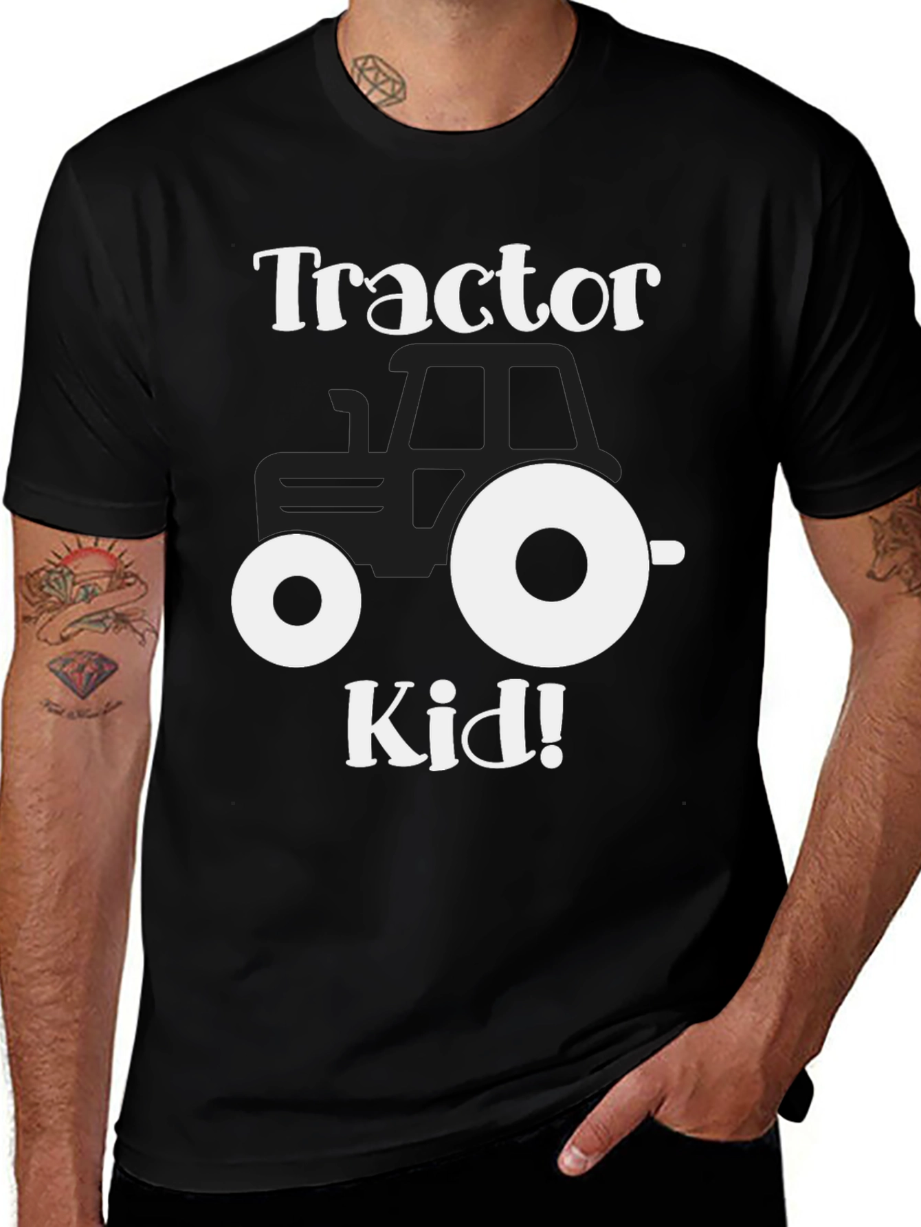 Variant 18 of Tractor Kid! Graphic Tee - Farm Life Fun