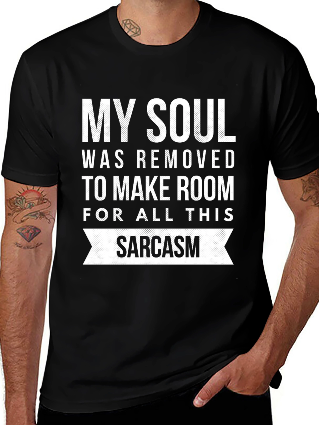 Variant 9 of Sarcastic Soul Graphic Tee - Funny Novelty Shirt