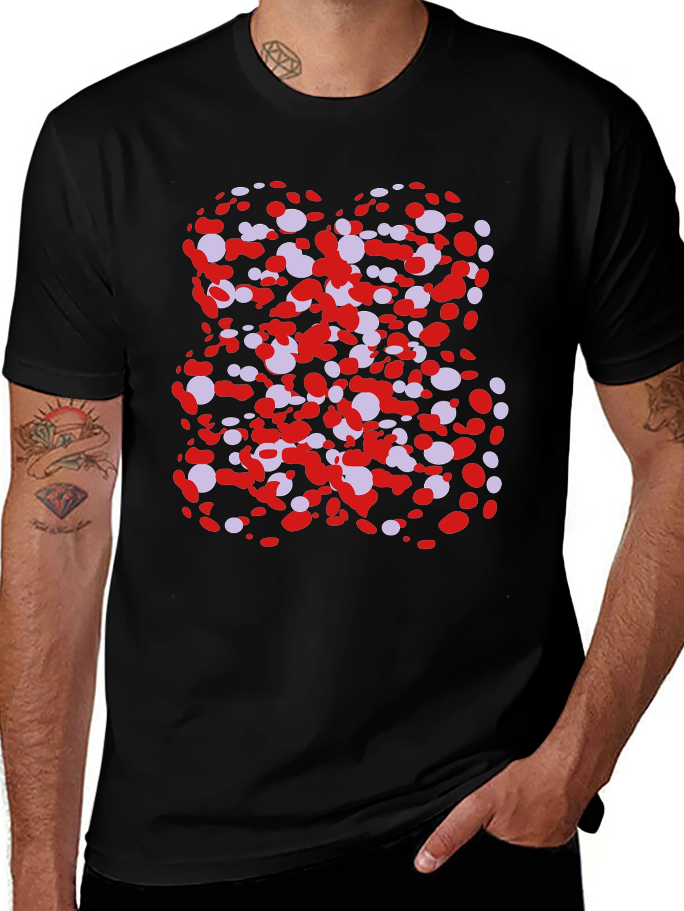 Variant 18 of Abstract Dots T-Shirt - Modern Graphic Tee