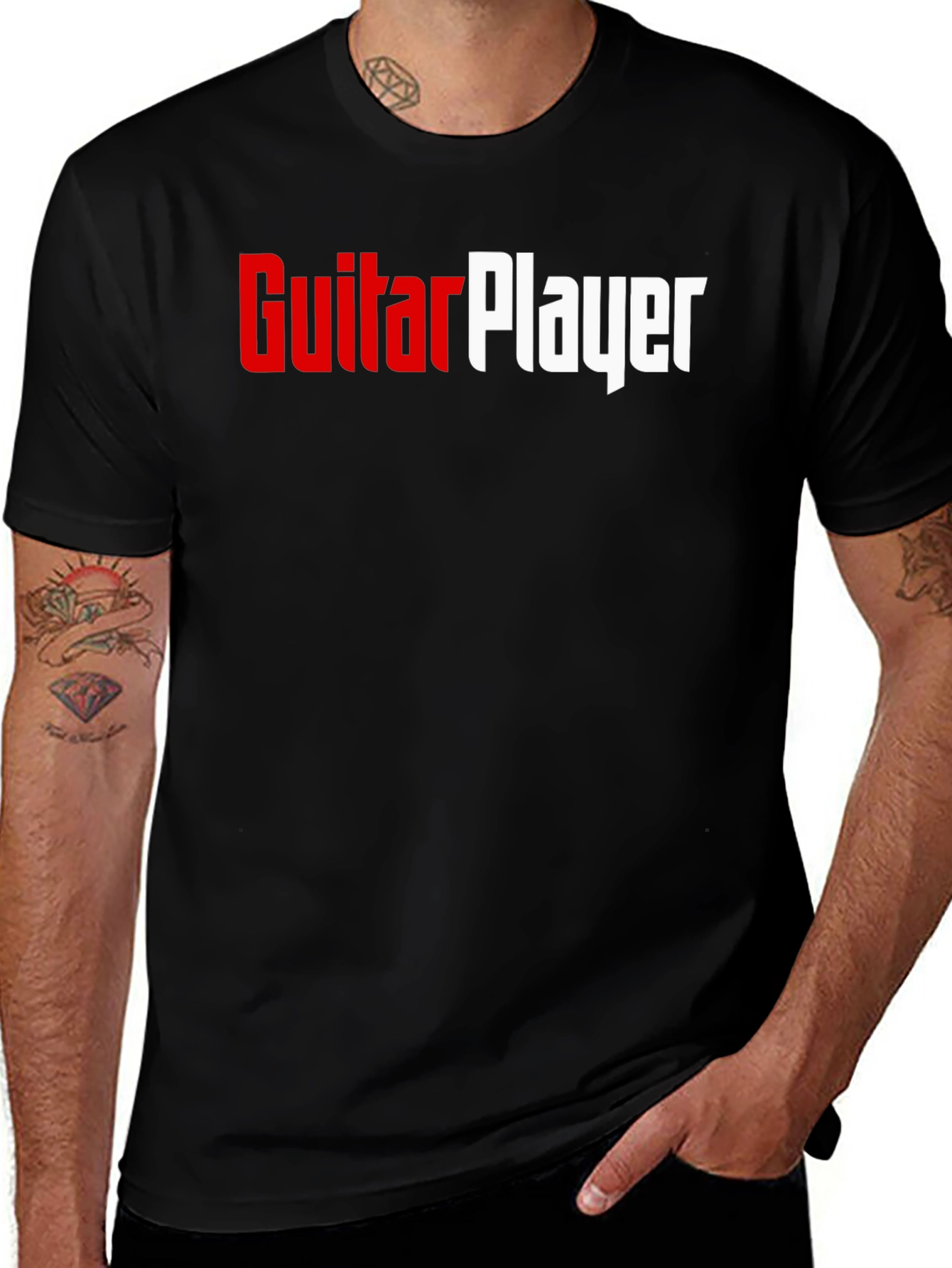 Guitar Player Graphic T-Shirt