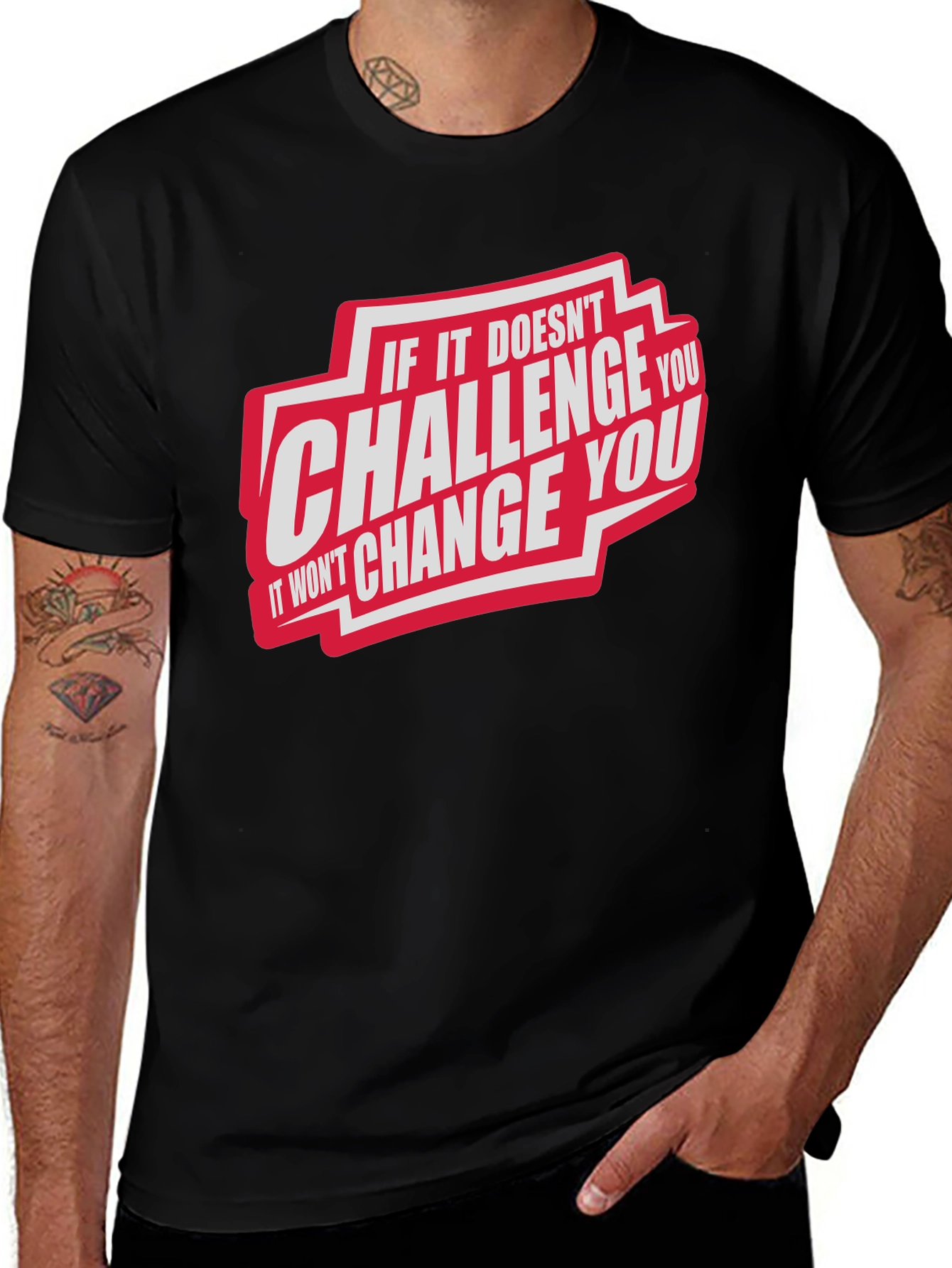Variant 3 of Challenge You Graphic T-Shirt