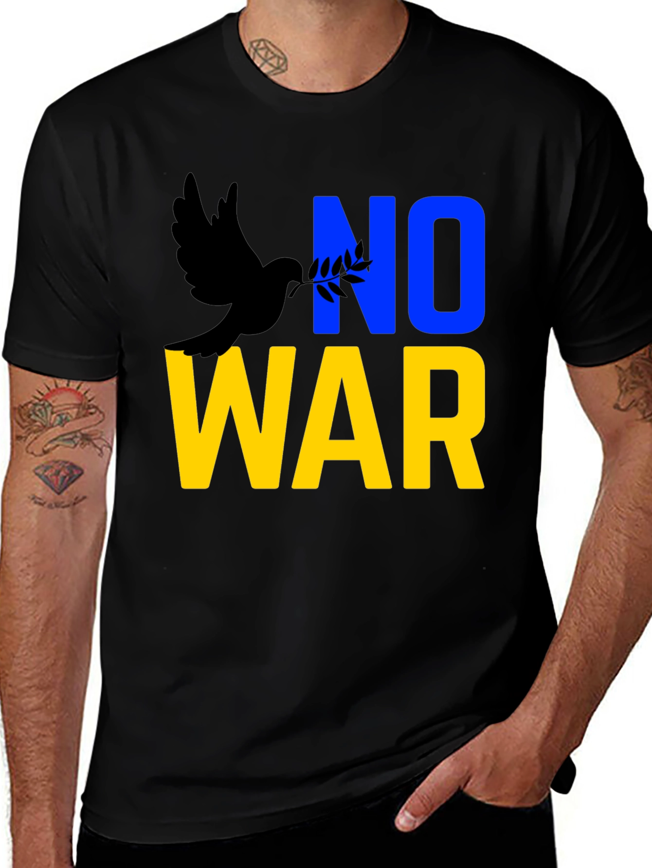 Variant 21 of Peace Dove No War Graphic Tee