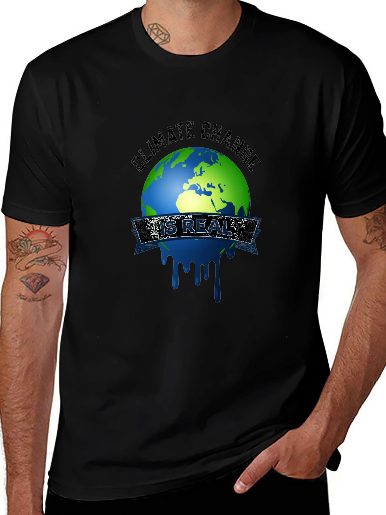 Variant 27 of Climate Change Is Real Graphic Tee