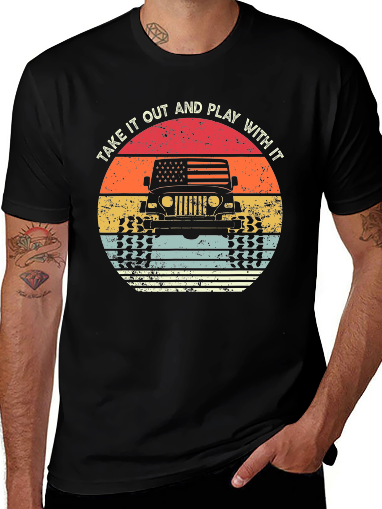 Take It Out & Play With It Jeep T-Shirt