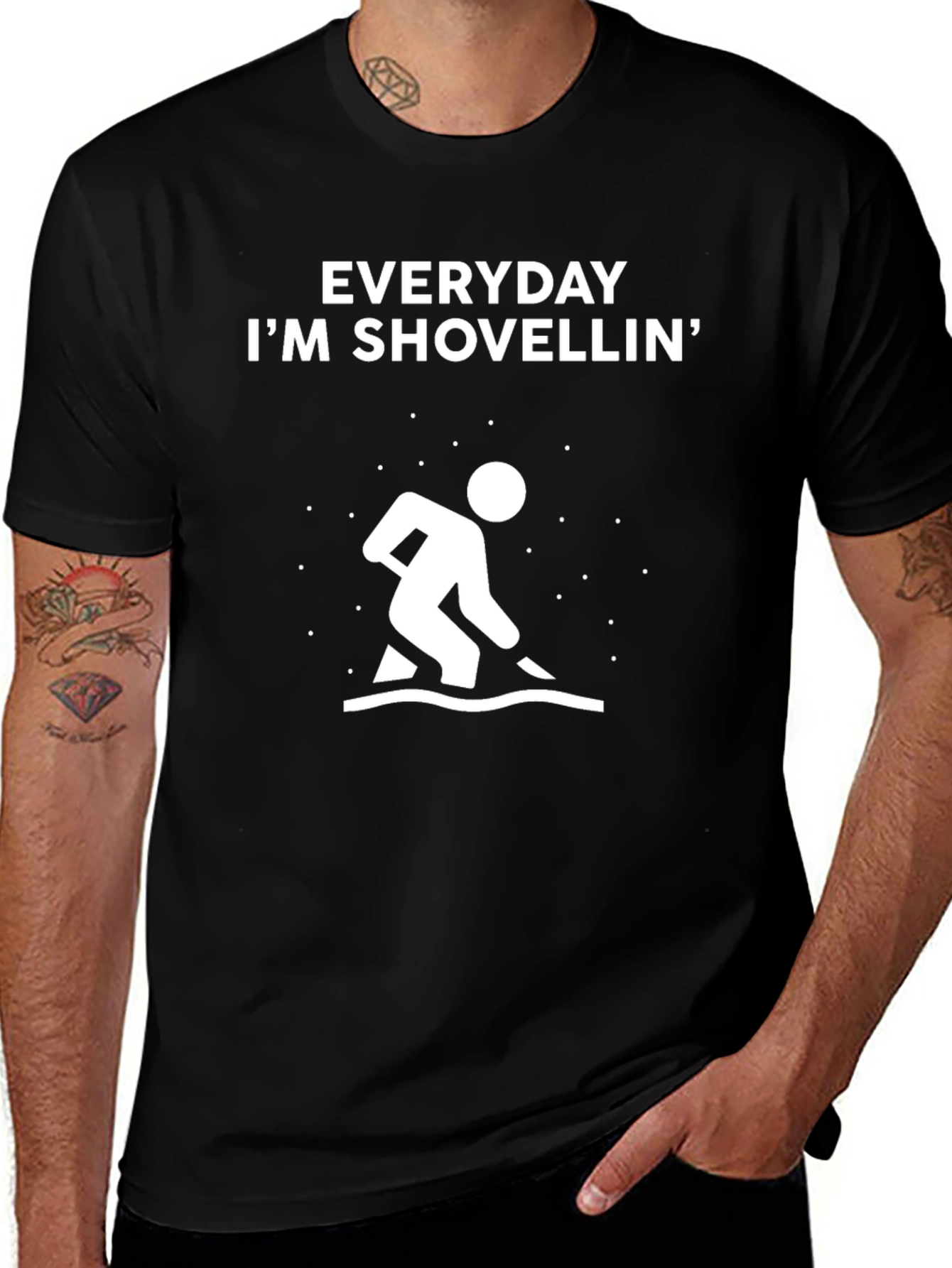 Variant 26 of Everyday I'm Shovellin' Graphic Tee