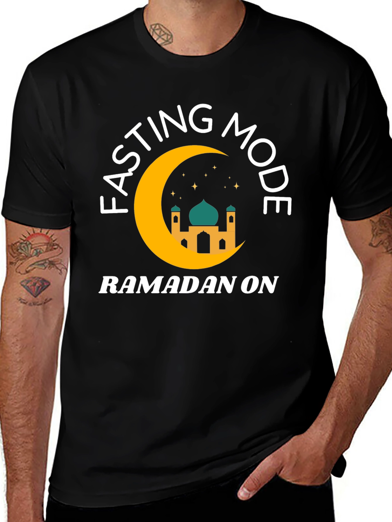 Fasting Mode Ramadan On T-Shirt