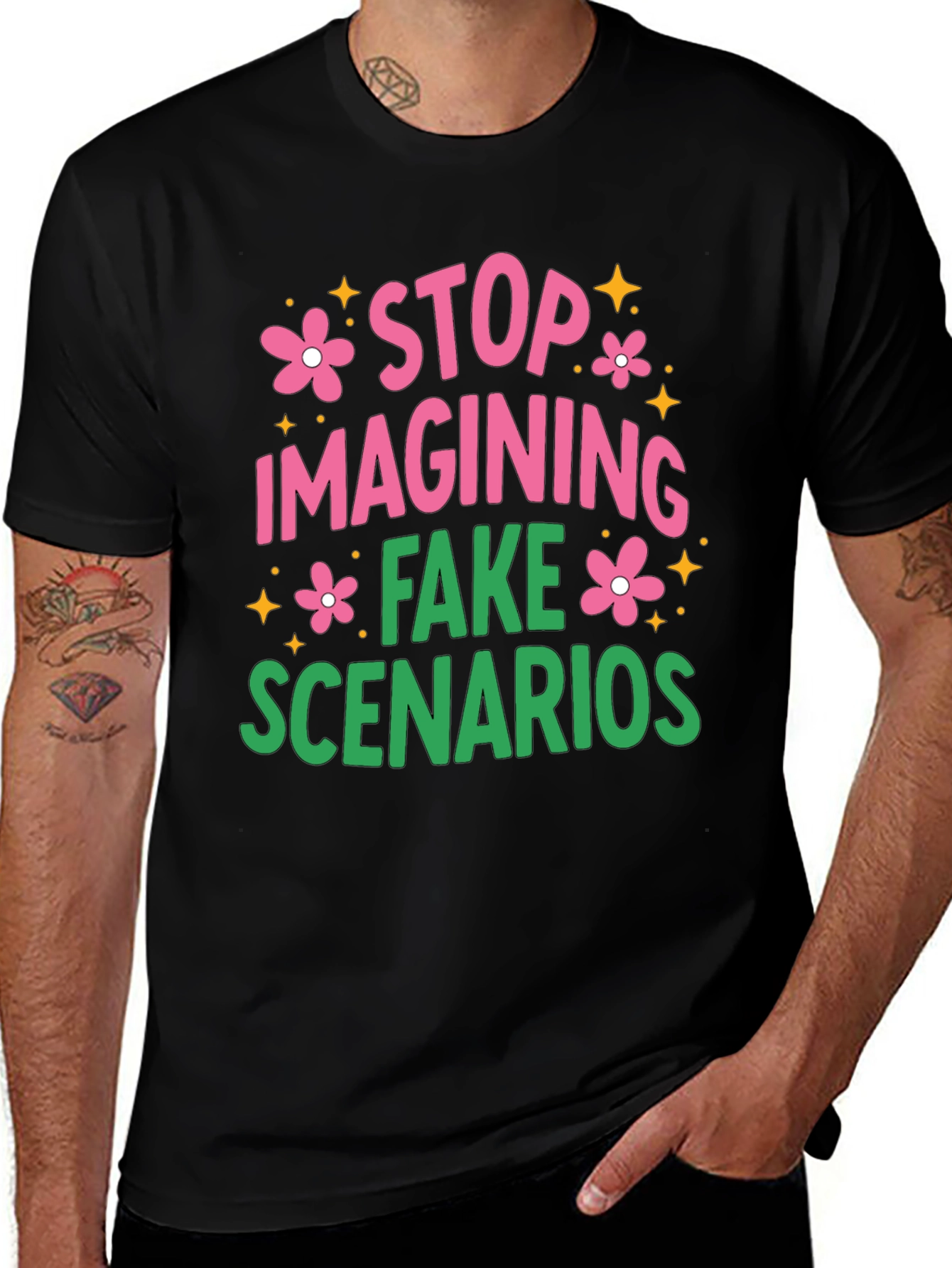 Variant 16 of Stop Imagining Funny Graphic Tee