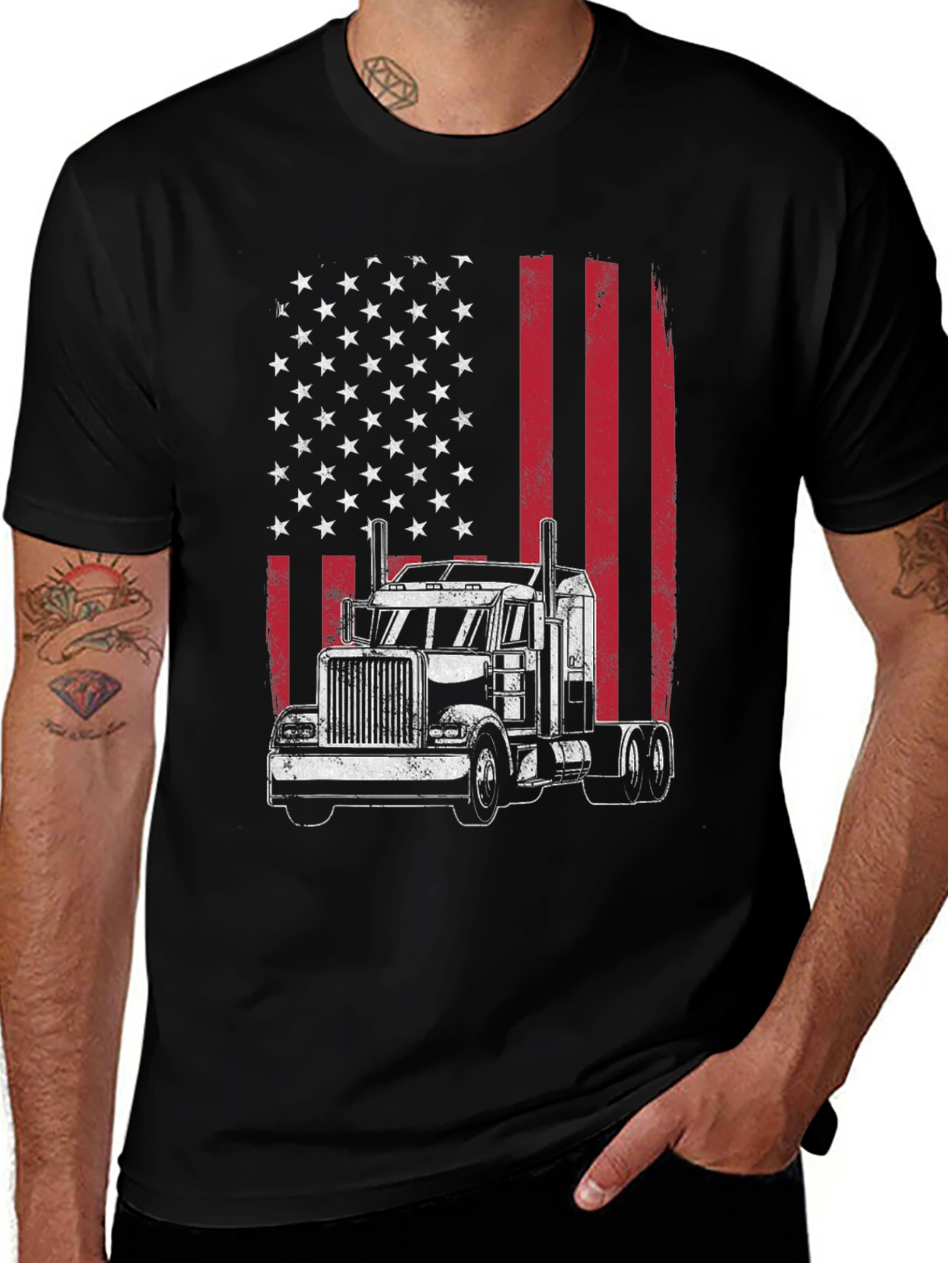 American Trucker Graphic Tee