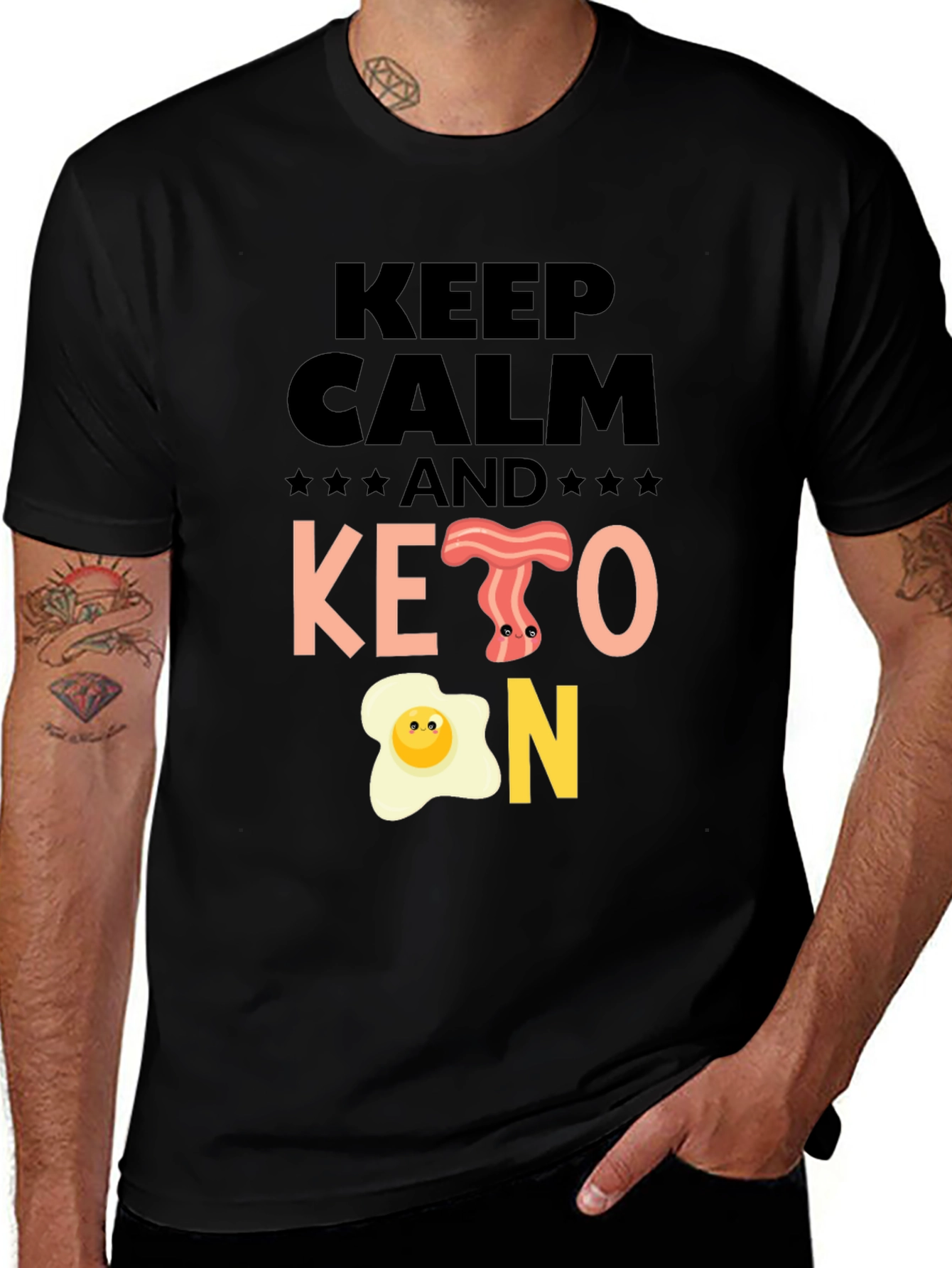 Variant 24 of Keep Calm and Keto On T-Shirt
