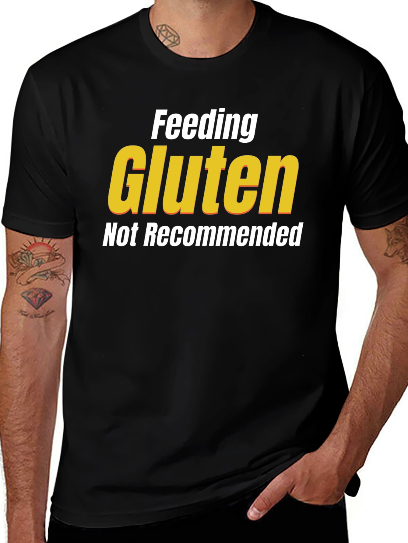 Variant 10 of Feeding Gluten Not Recommended T-Shirt
