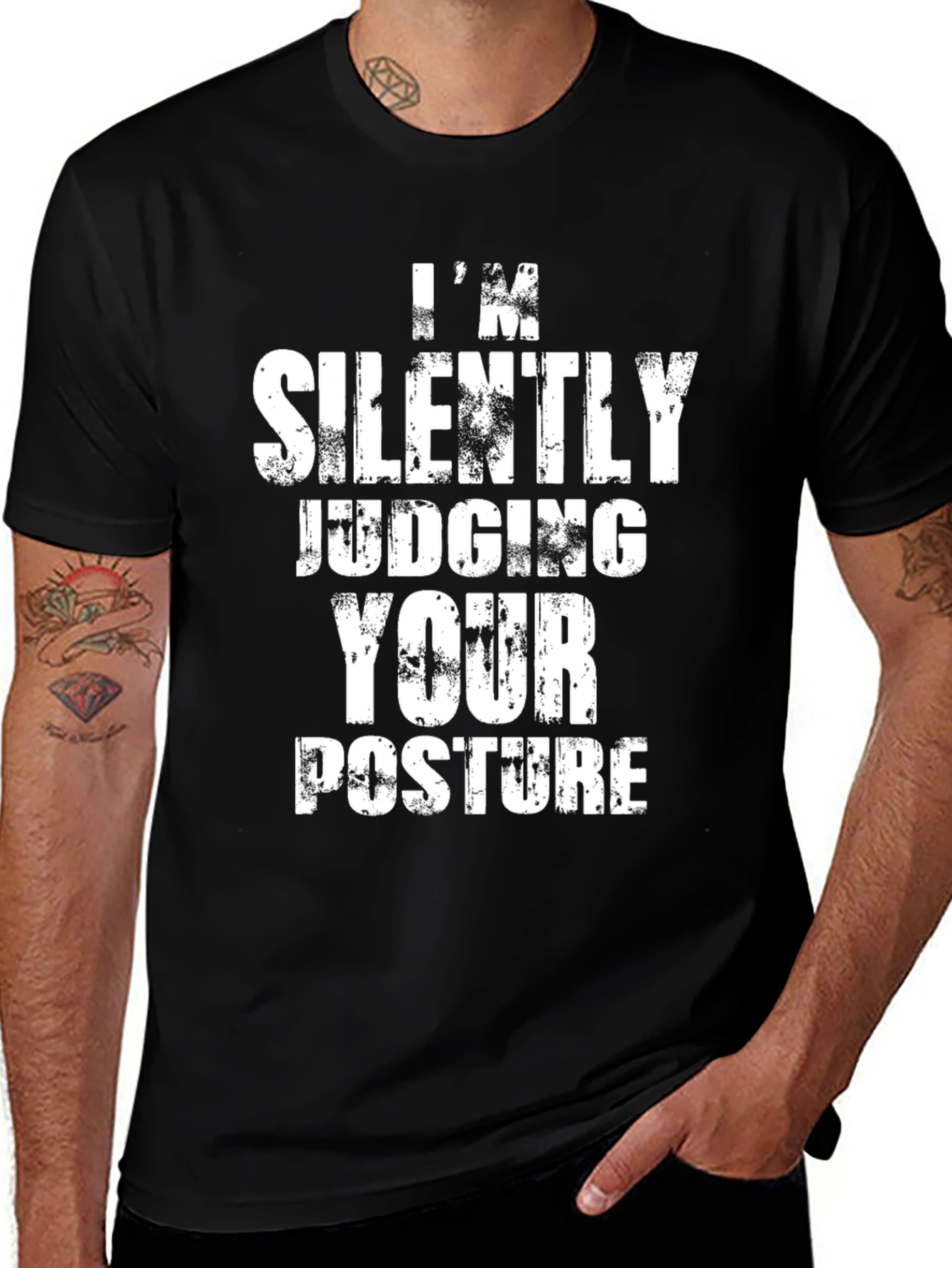 Variant 20 of I'm Silently Judging Your Posture T-Shirt