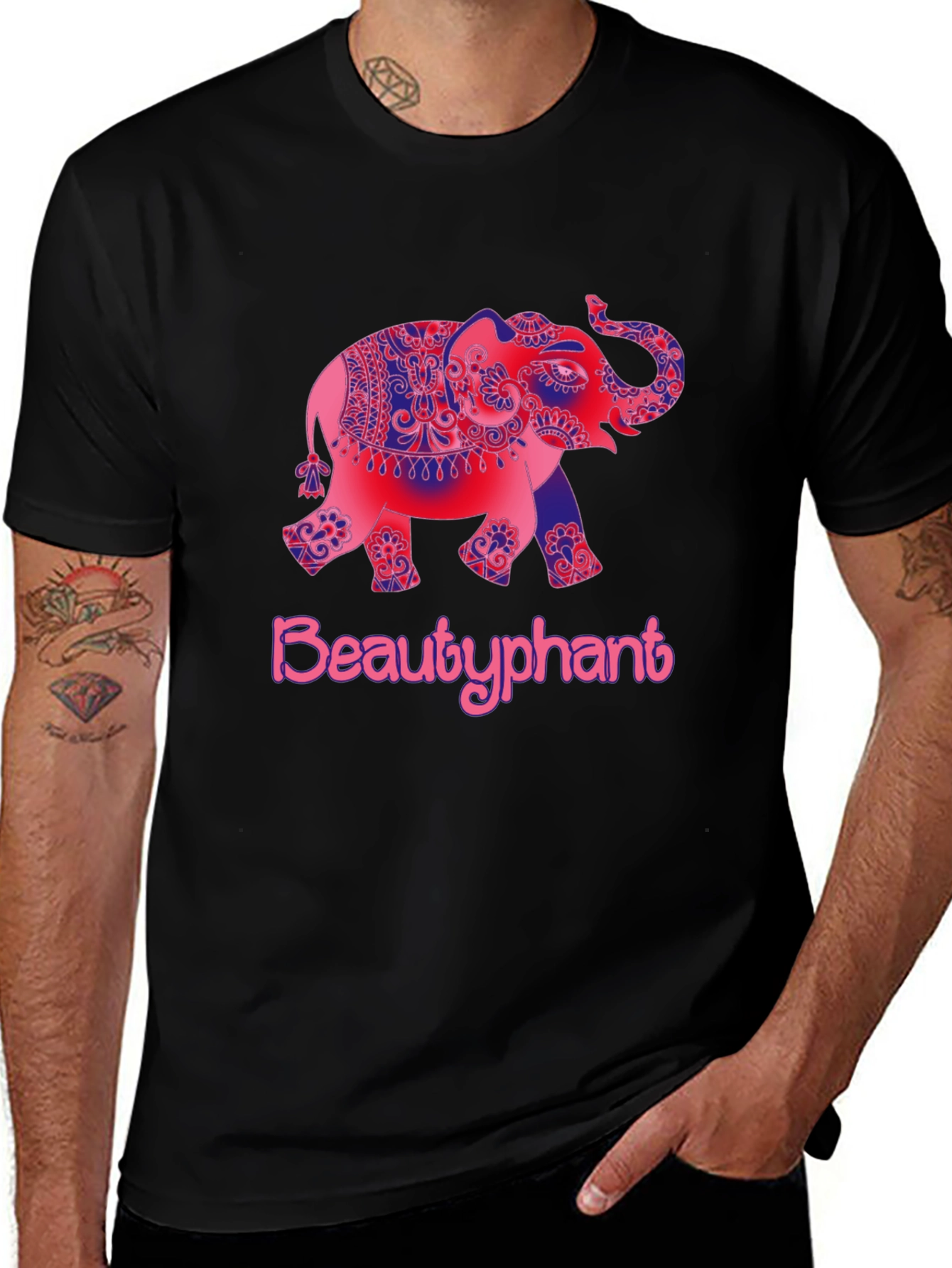 Variant 3 of Beautyphant Graphic T-Shirt