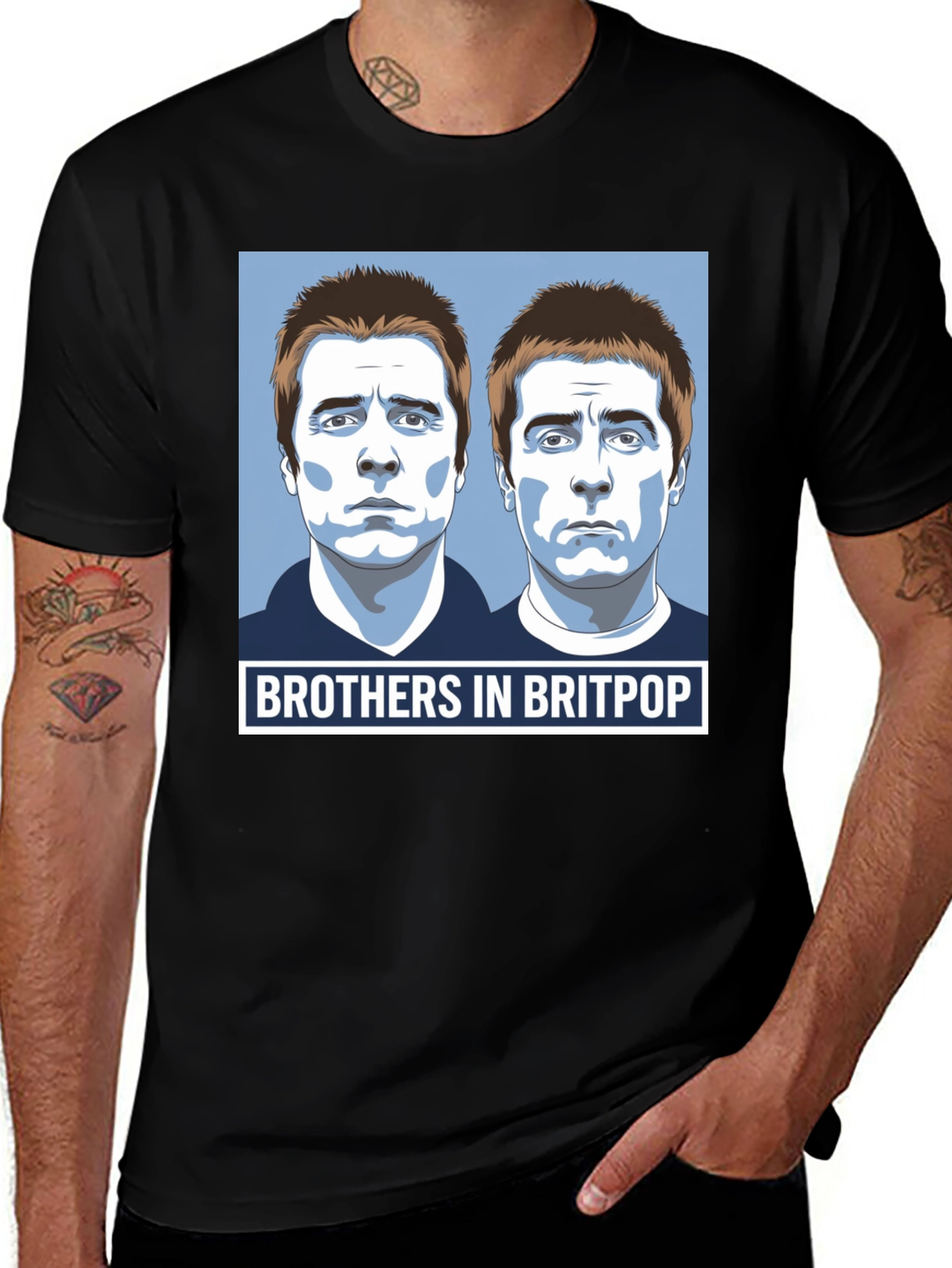 Variant 13 of Brothers In Britpop Graphic T-Shirt