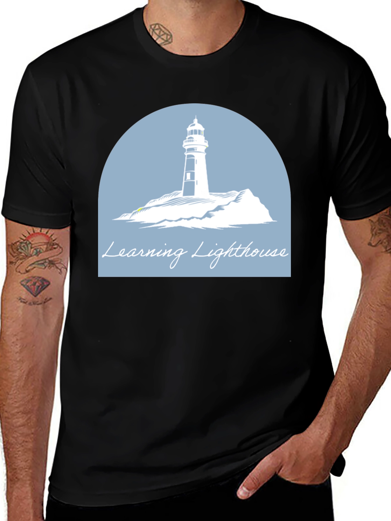 Variant 6 of Learning Lighthouse Graphic T-Shirt