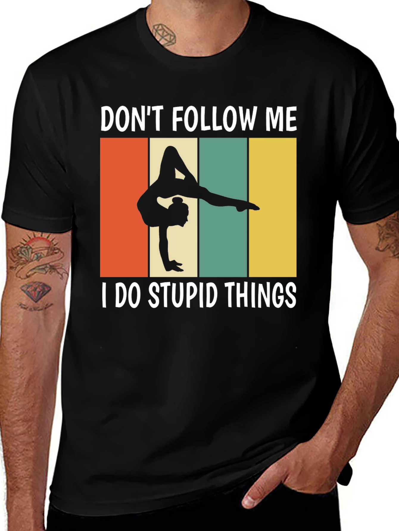 Variant 22 of Don't Follow Me Gymnastics Graphic T-Shirt