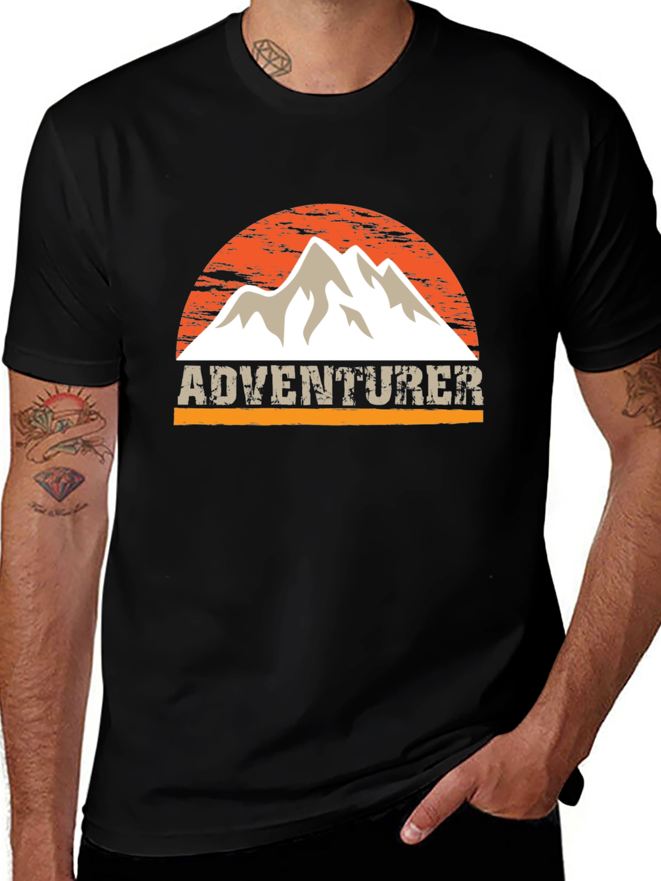 Variant 28 of Adventurer Mountain Graphic T-Shirt