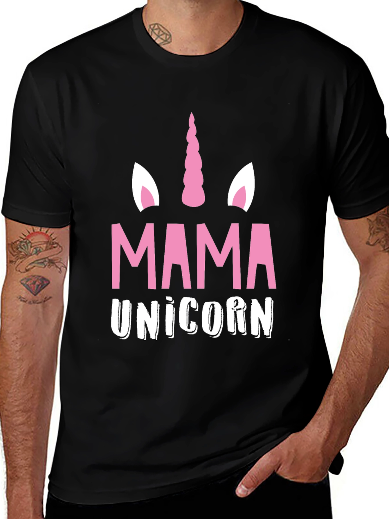 Mama Unicorn Graphic T-Shirt - Cute Mother's Day Gift