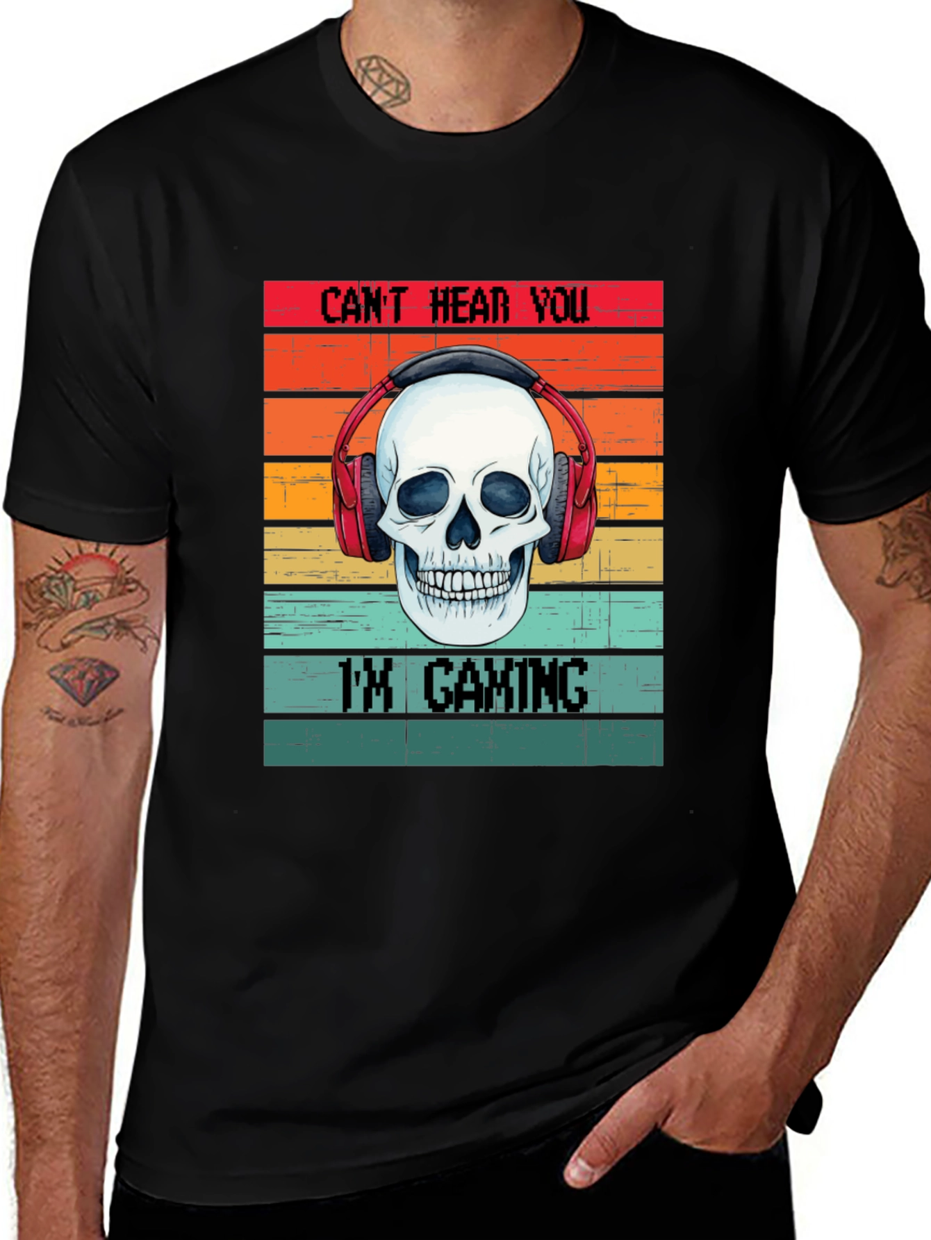 Variant 12 of Can't Hear You I'm Gaming T-Shirt