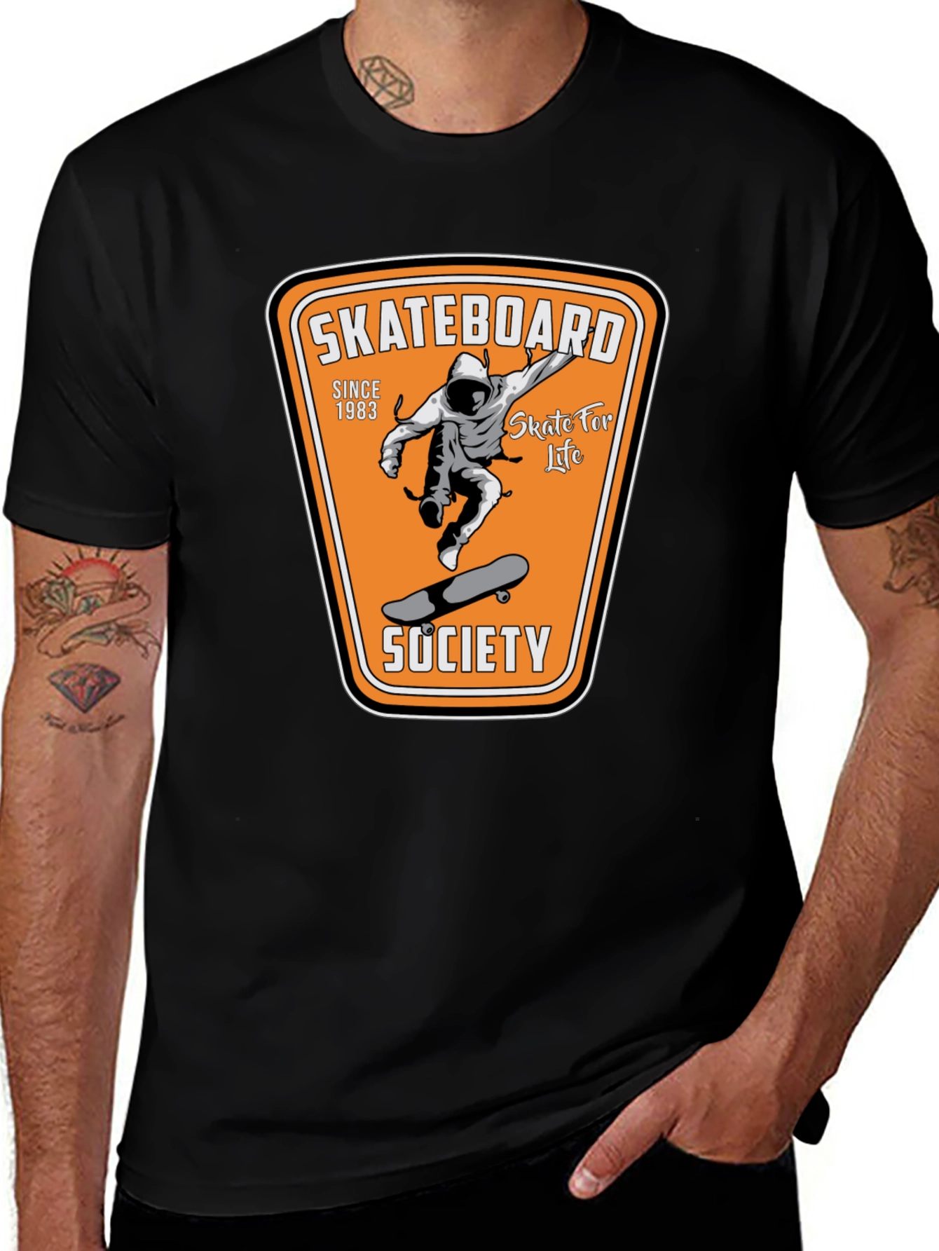 Variant 3 of Skateboard Society Graphic Tee