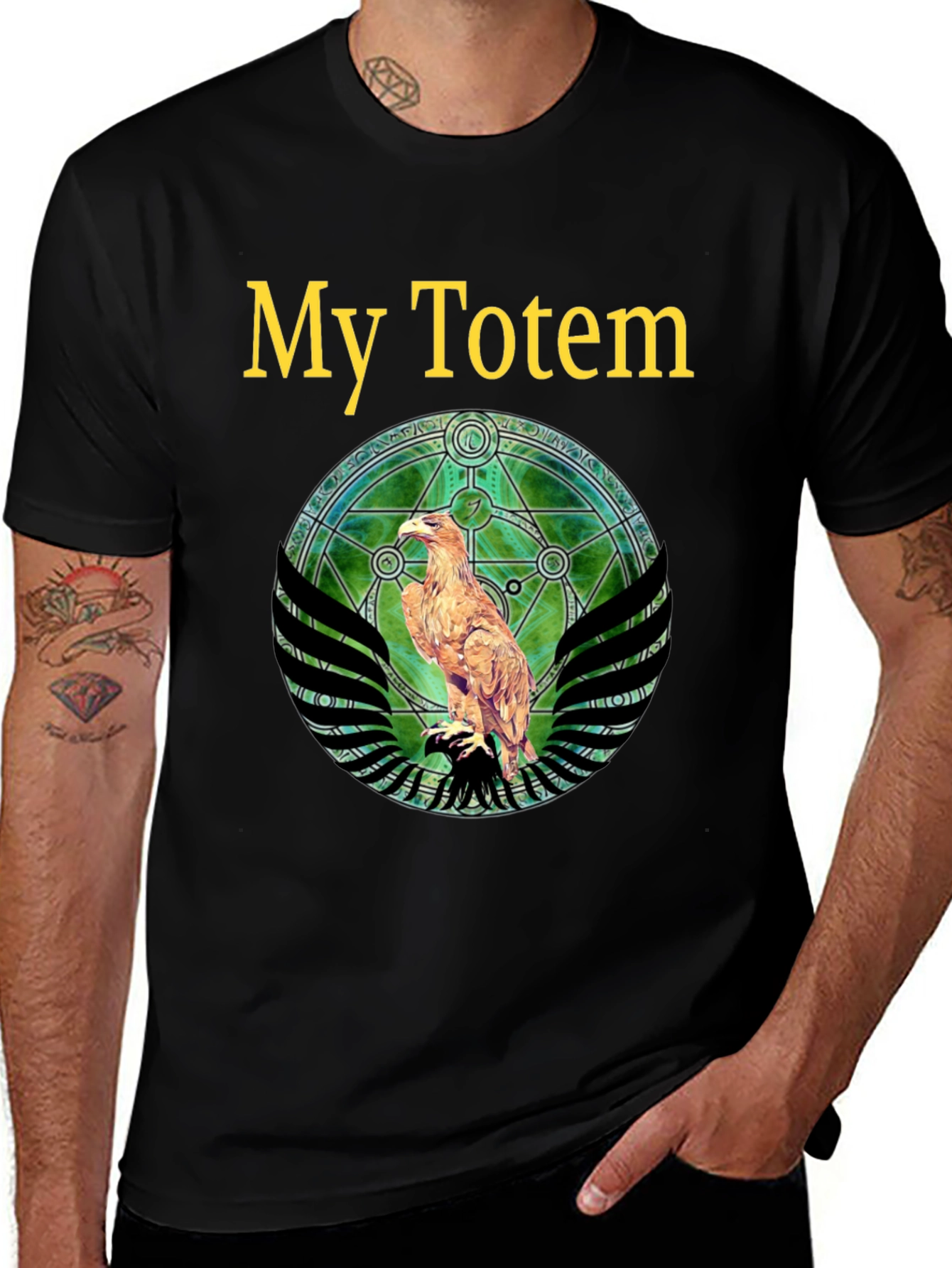 Variant 17 of My Totem Eagle Graphic Tee - Unisex T-Shirt