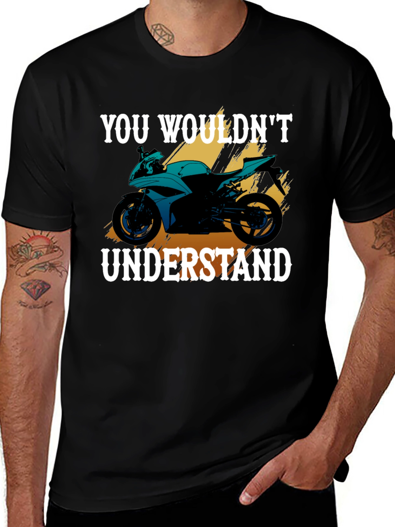 Variant 11 of You Wouldn't Understand Motorcycle Graphic Tee