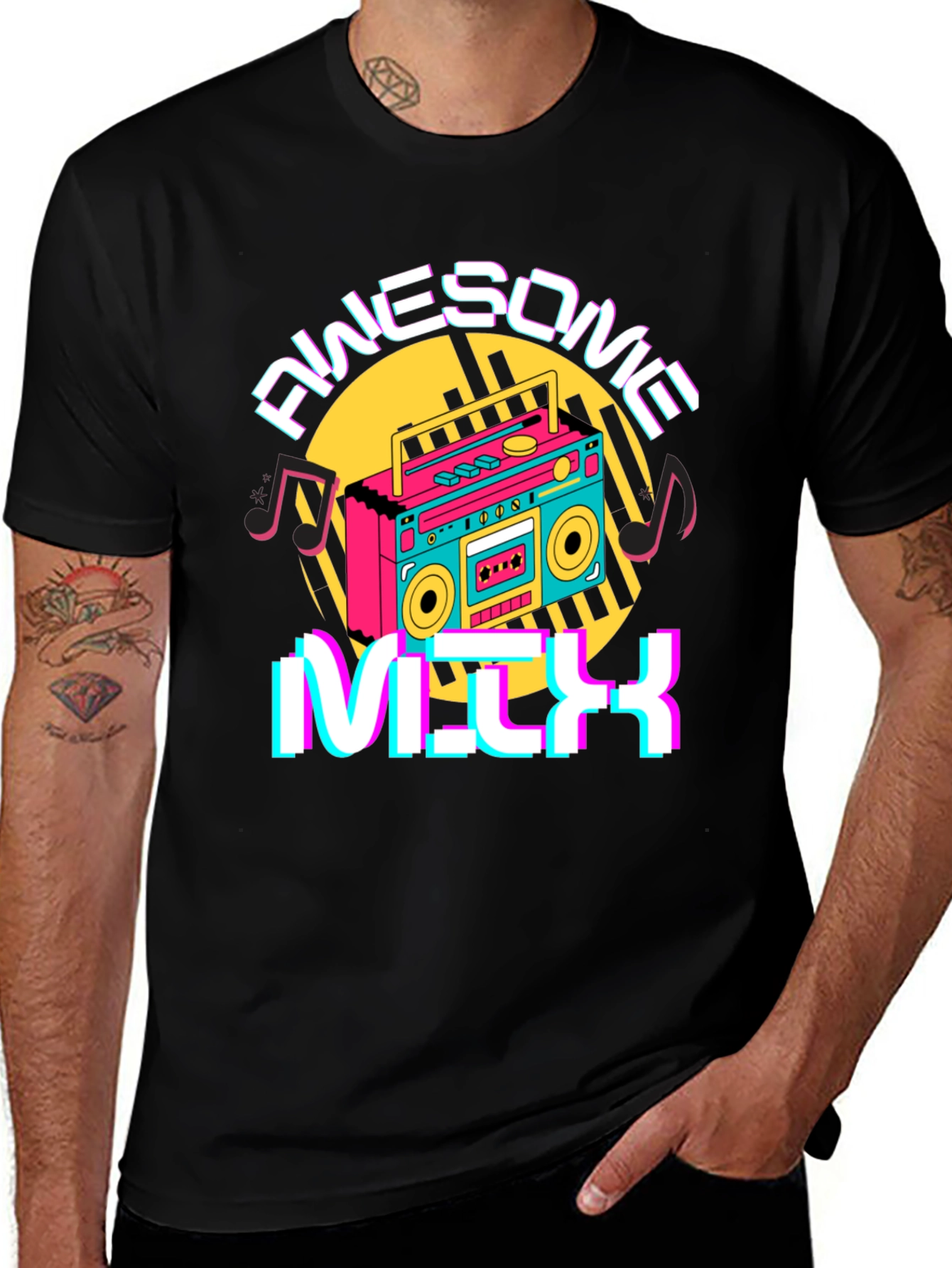 Variant 27 of Awesome Mix 80s Retro T-Shirt