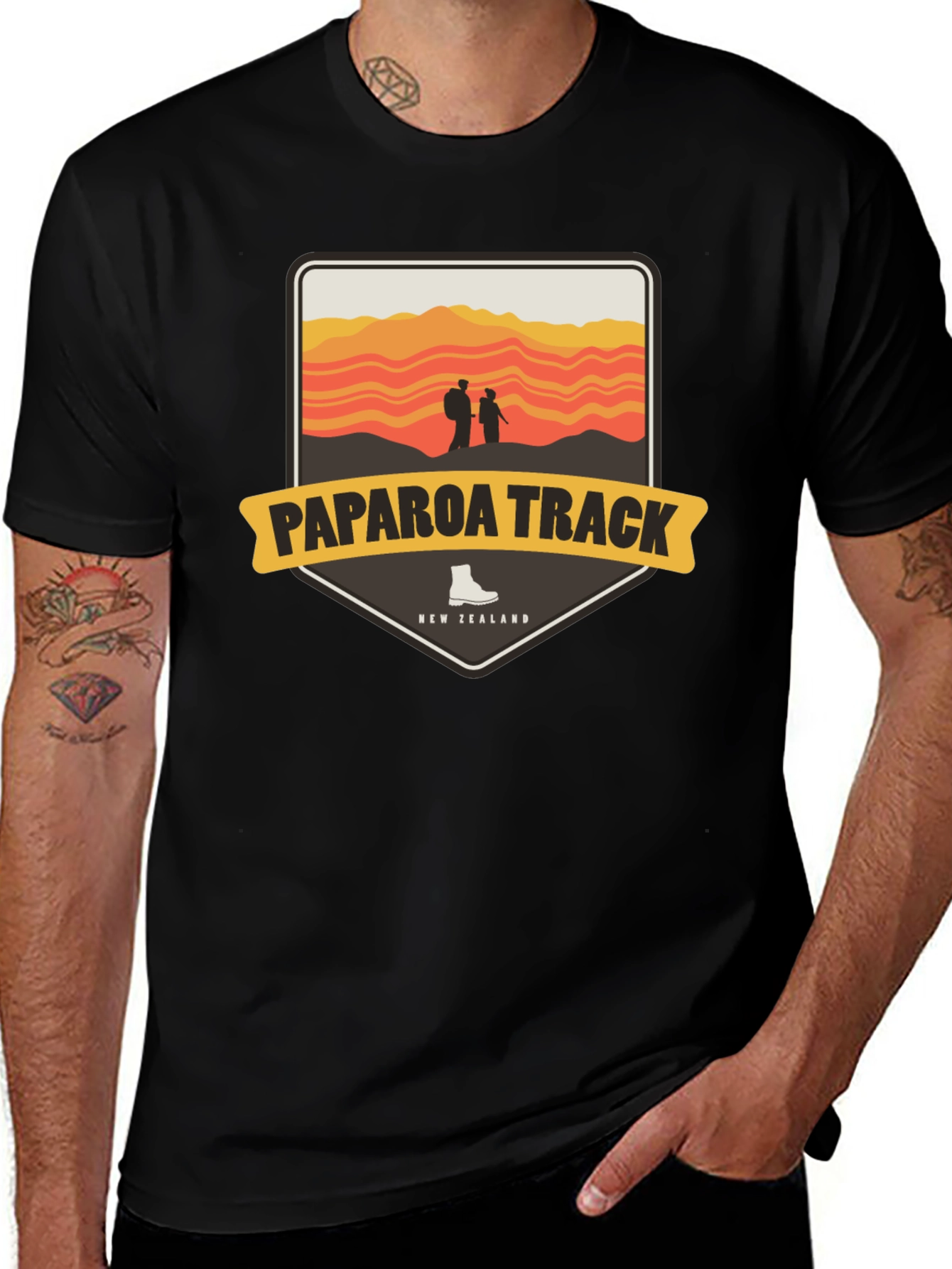 Variant 8 of Paparora Track New Zealand Tee