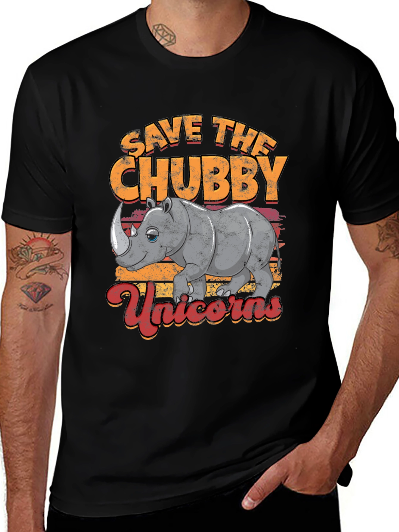 Variant 7 of Save the Chubby Unicorns T-Shirt