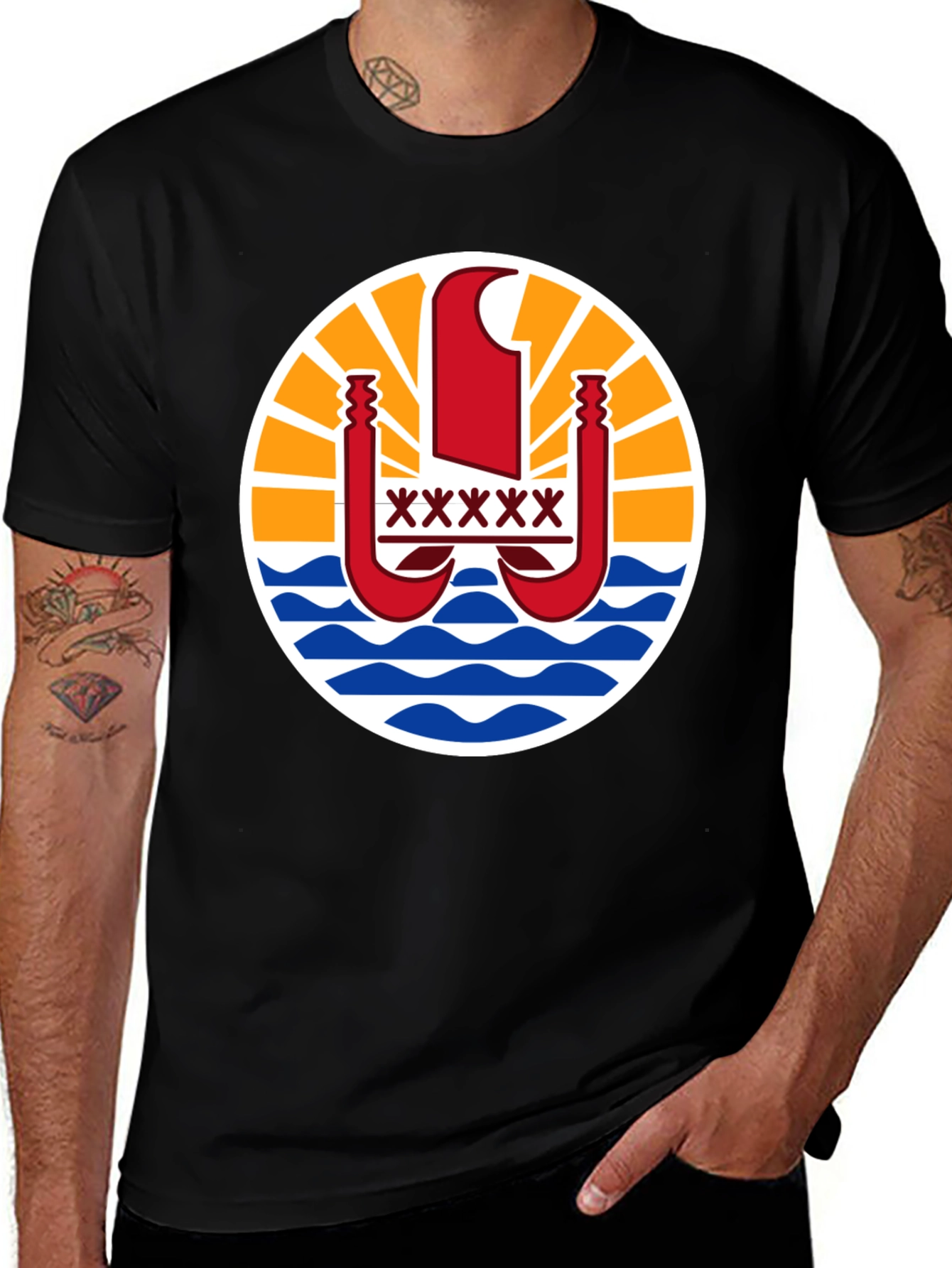 French Polynesia Emblem T-Shirt