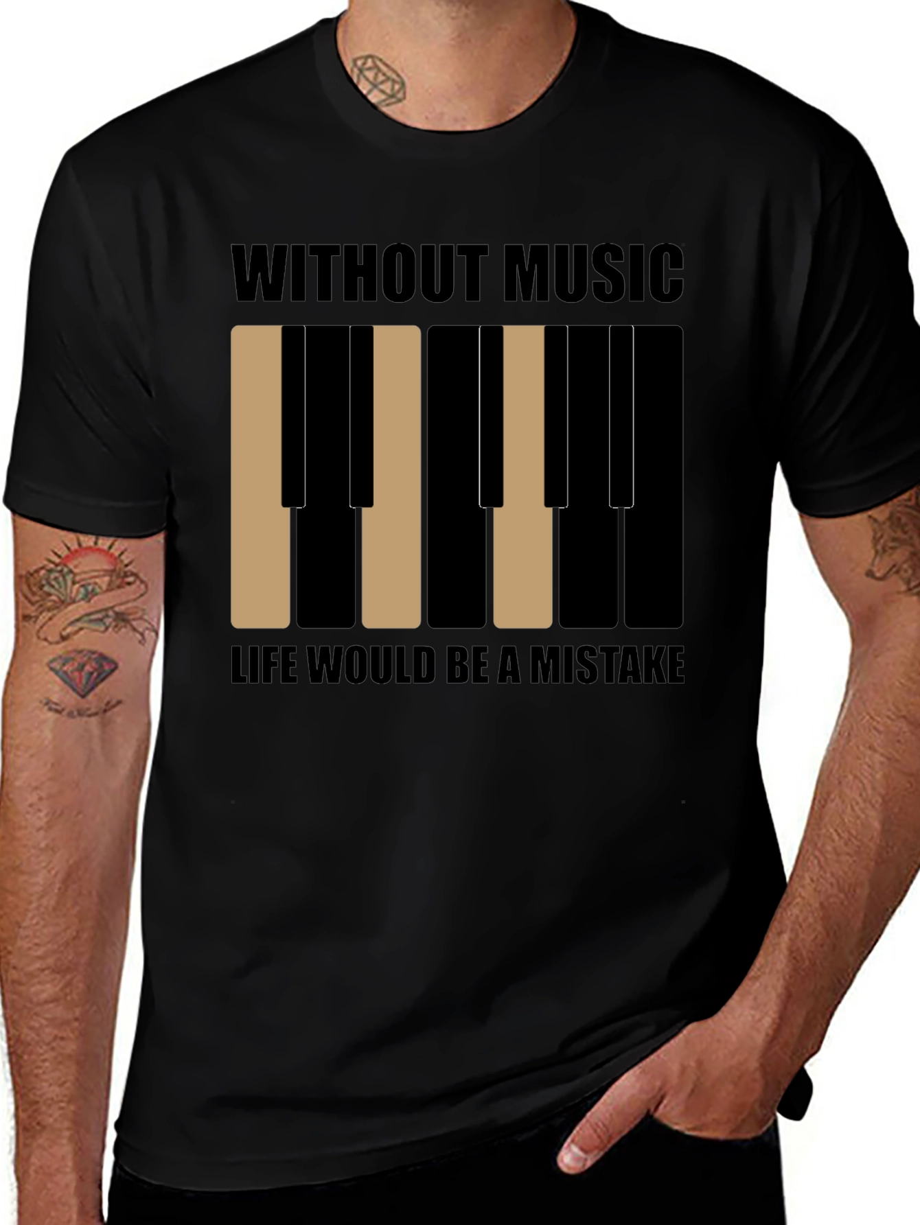 Without Music T-Shirt