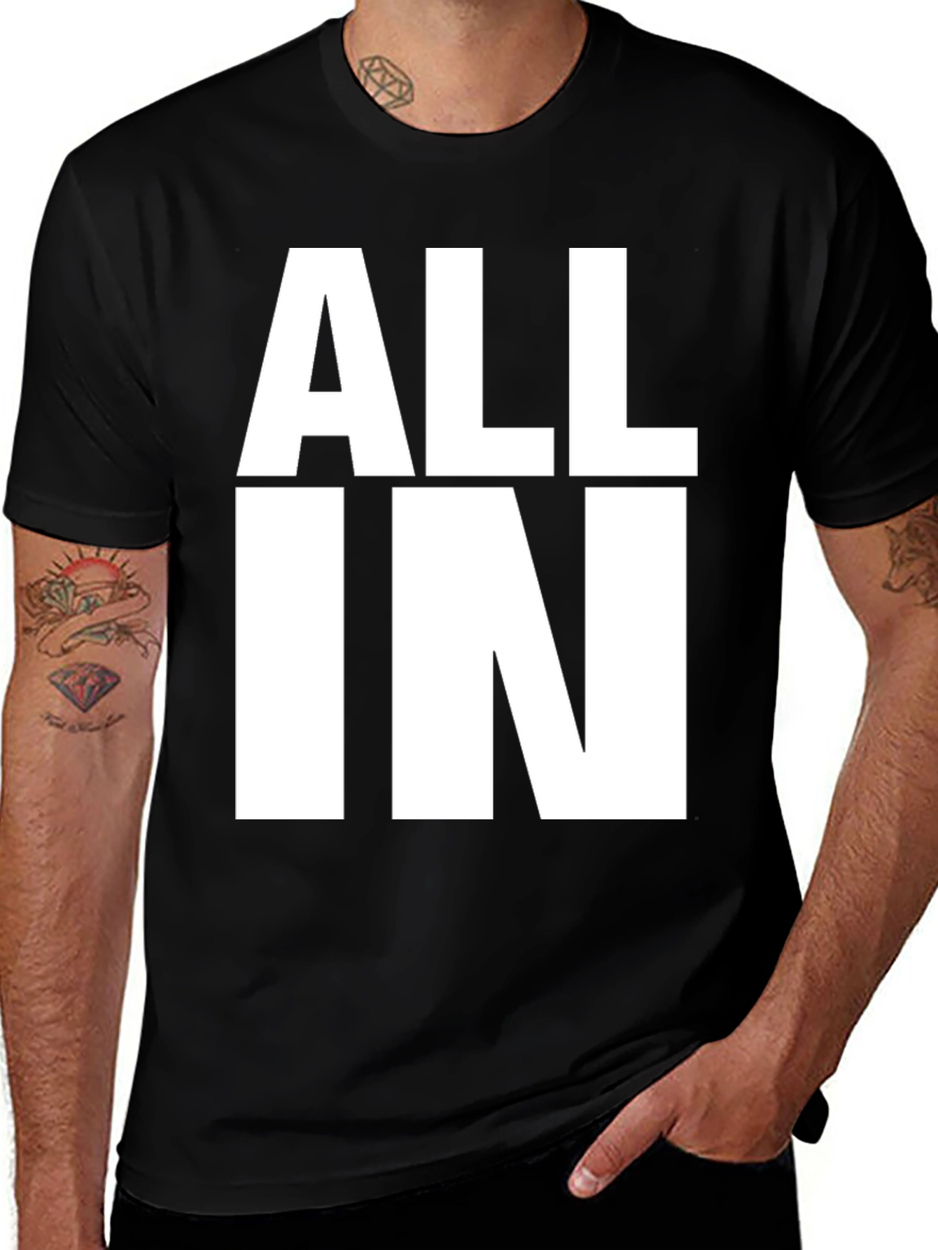 Variant 27 of All In Graphic T-Shirt - Bold Statement Tee