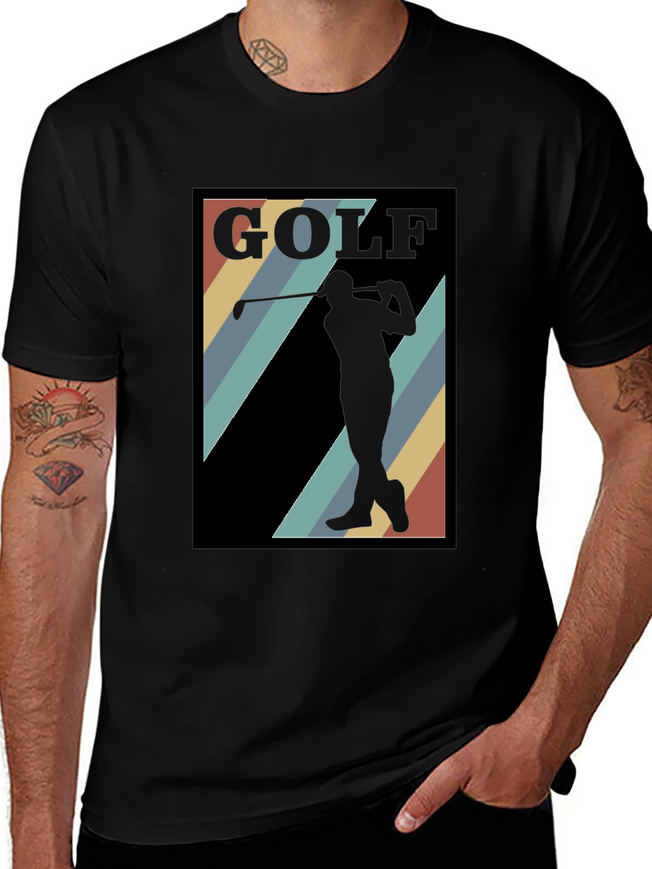 Variant 11 of Golf Silhouette Graphic Tee