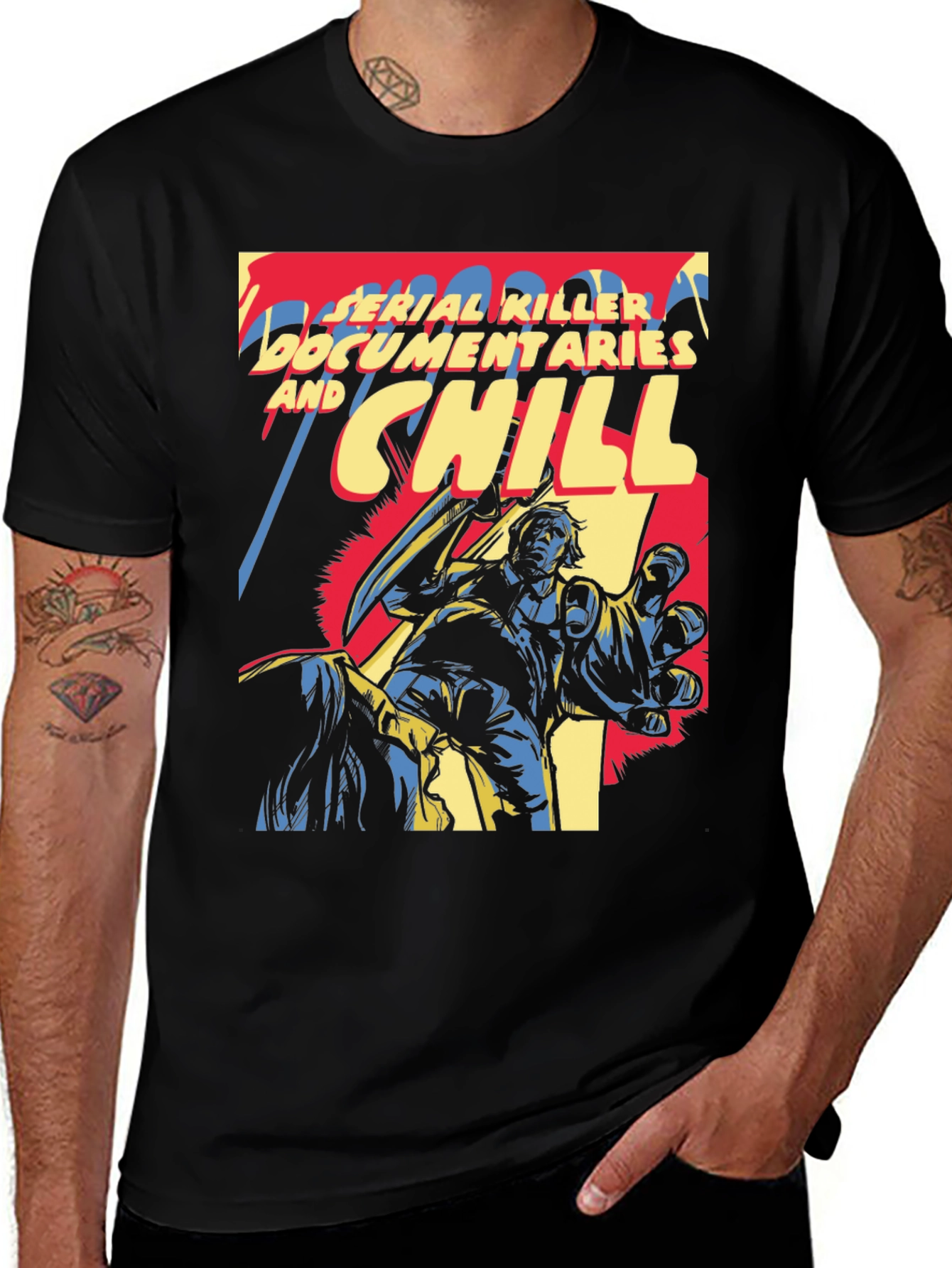 Serial Killer Documentaries and Chill Graphic Tee