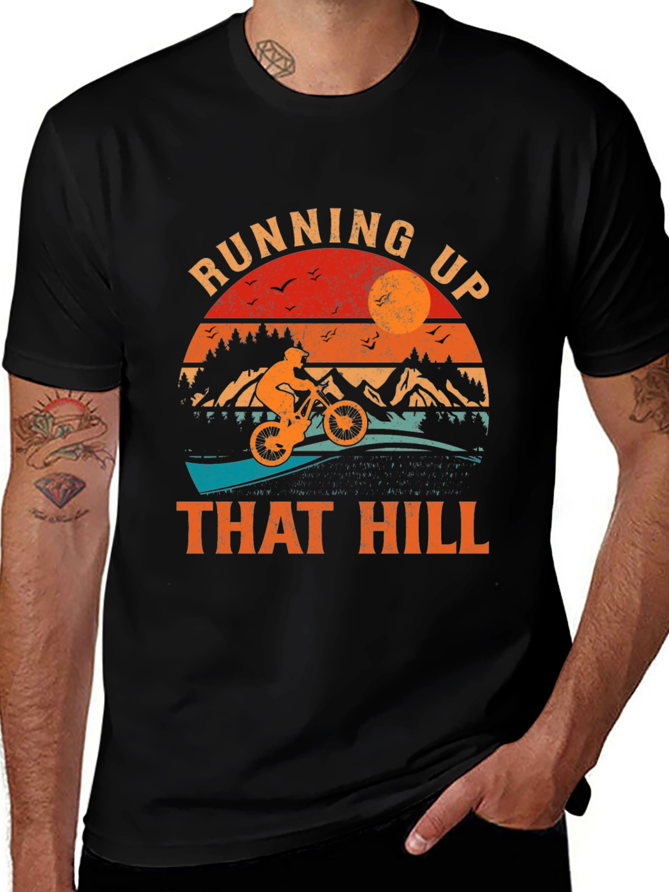 Variant 29 of Running Up That Hill Graphic T-Shirt