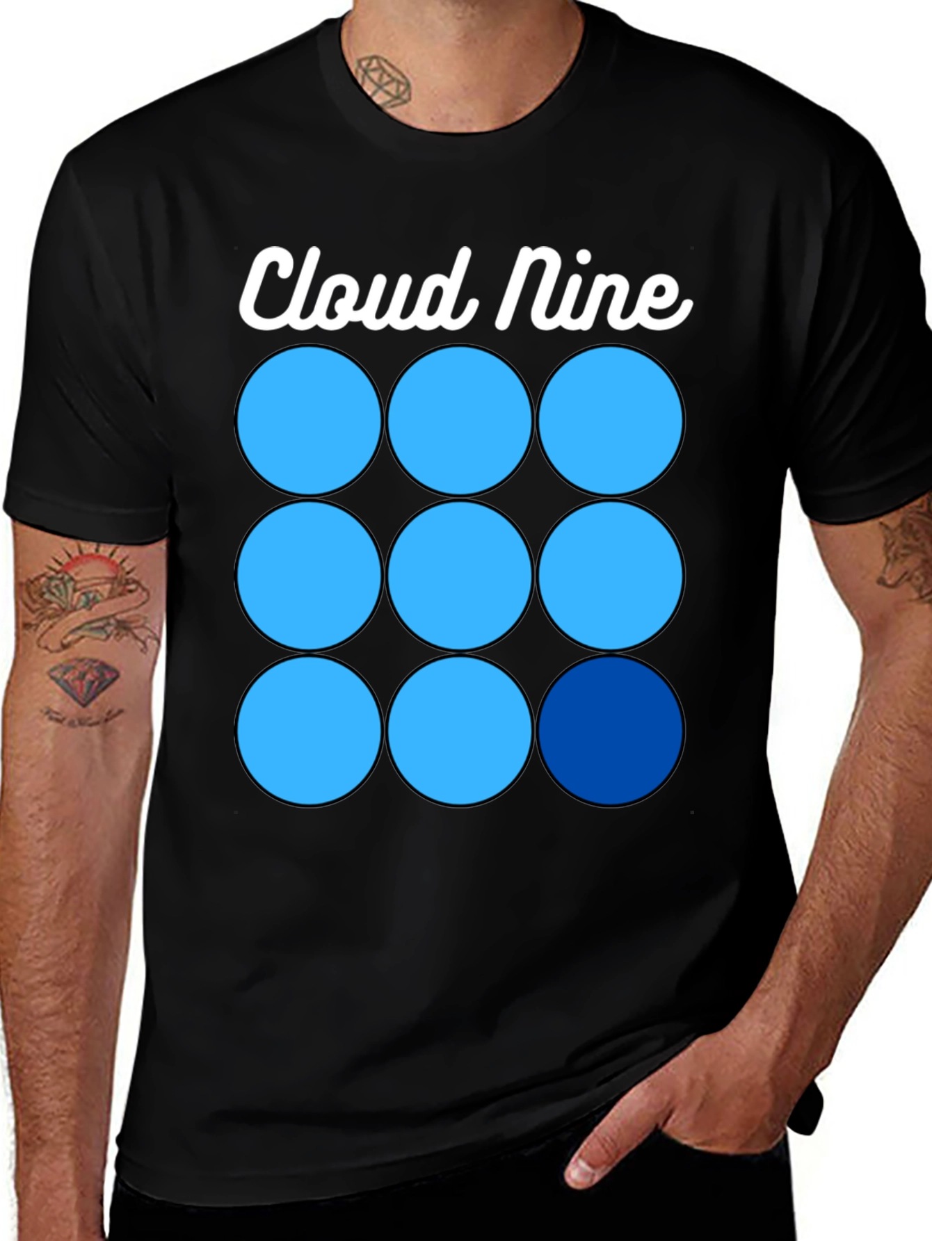 Variant 24 of Cloud Nine Graphic T-Shirt - Unique Design