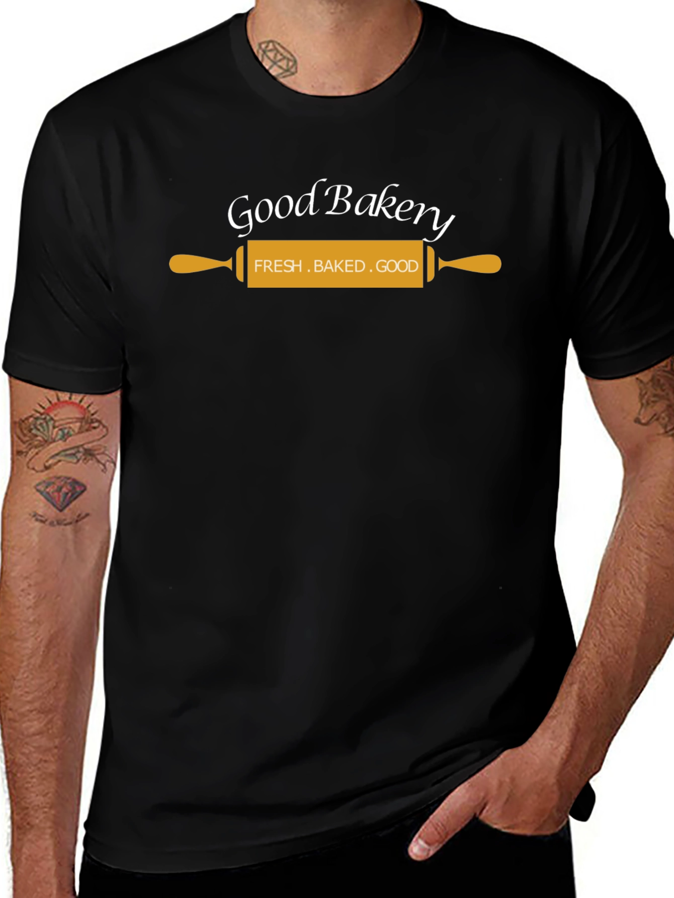 Variant 23 of Good Bakery Black T-Shirt