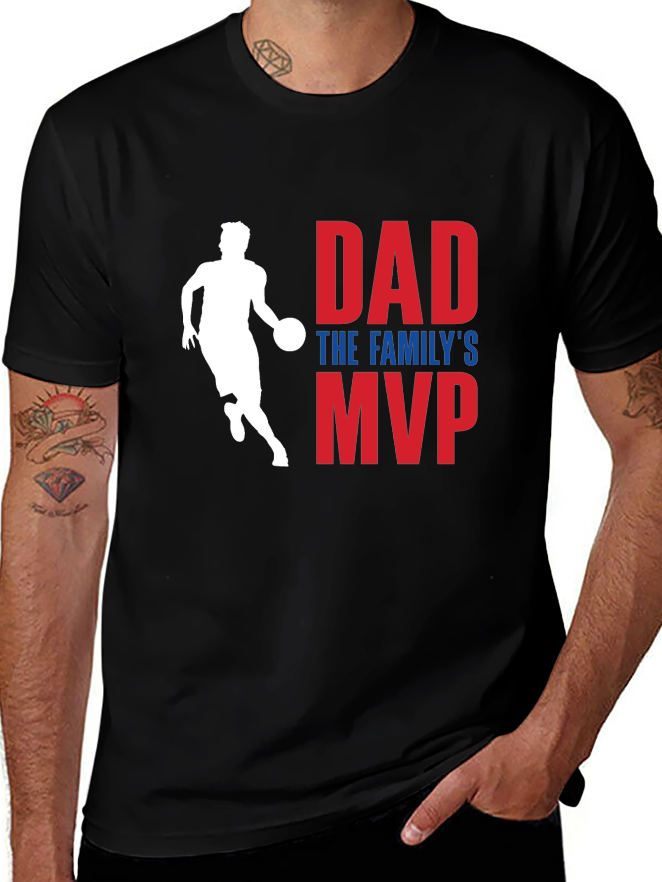 Dad MVP Graphic Tee - Father's Day Gift