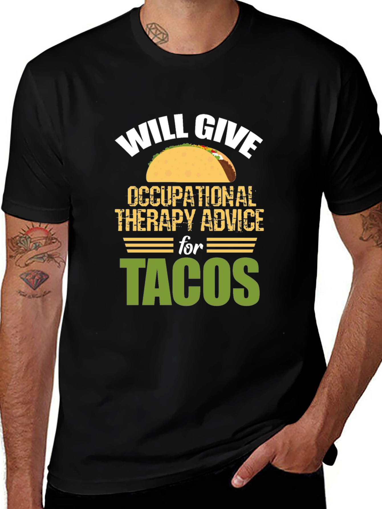 Variant 14 of Occupational Therapy Advice for Tacos T-Shirt