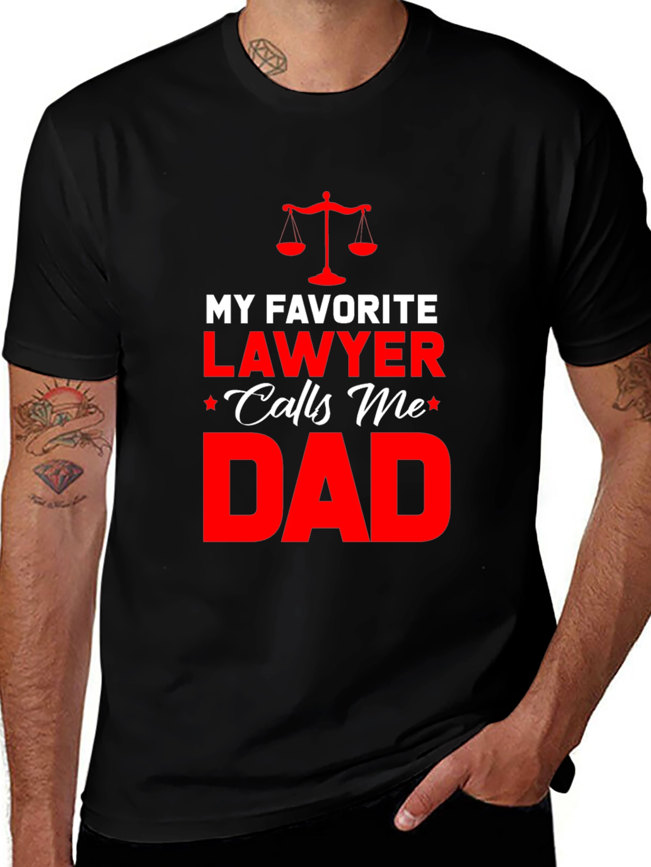 Variant 30 of My Favorite Lawyer Calls Me Dad T-Shirt