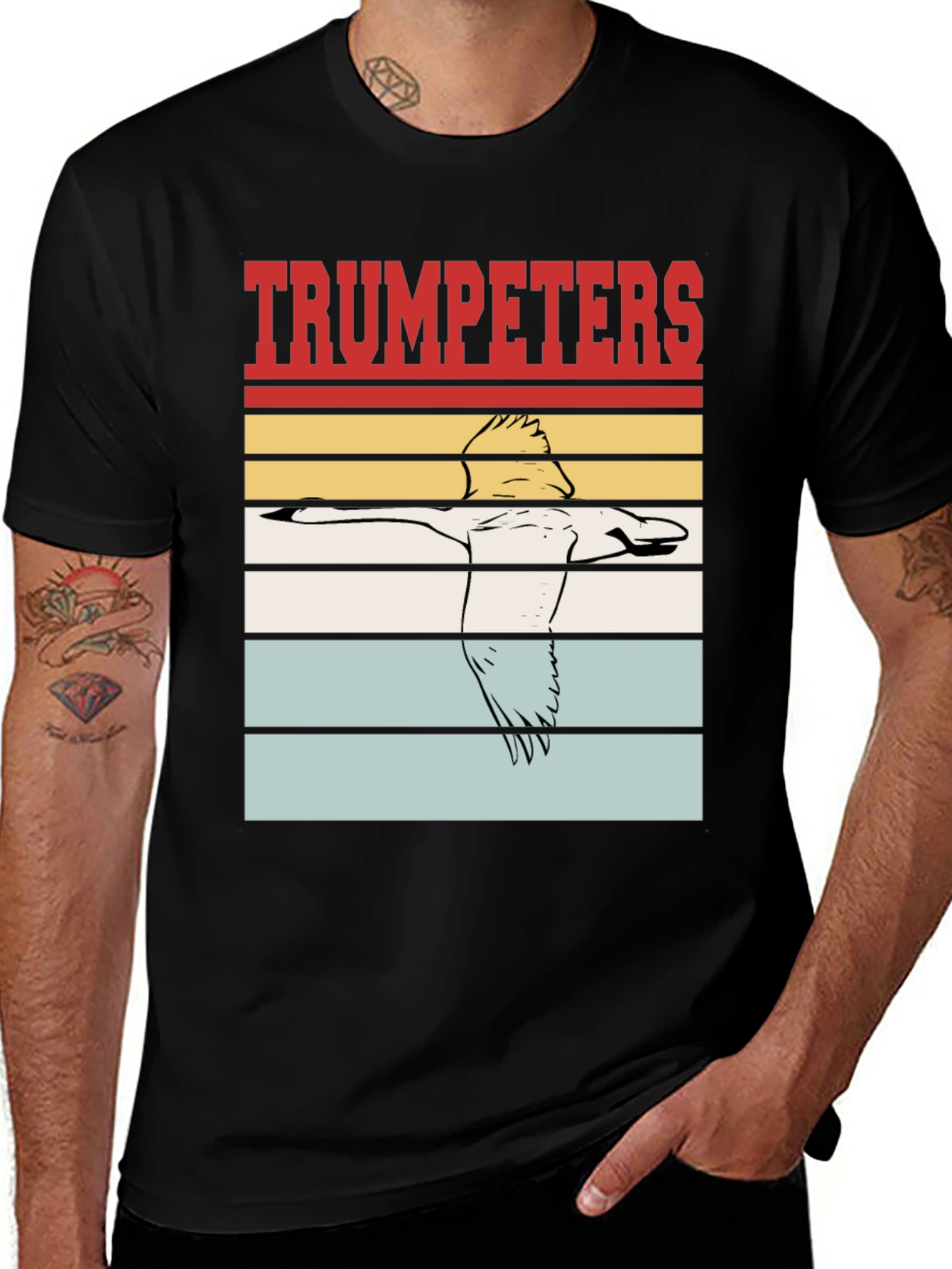 Variant 29 of Trumpeters Graphic T-Shirt - Bird Lover Tee