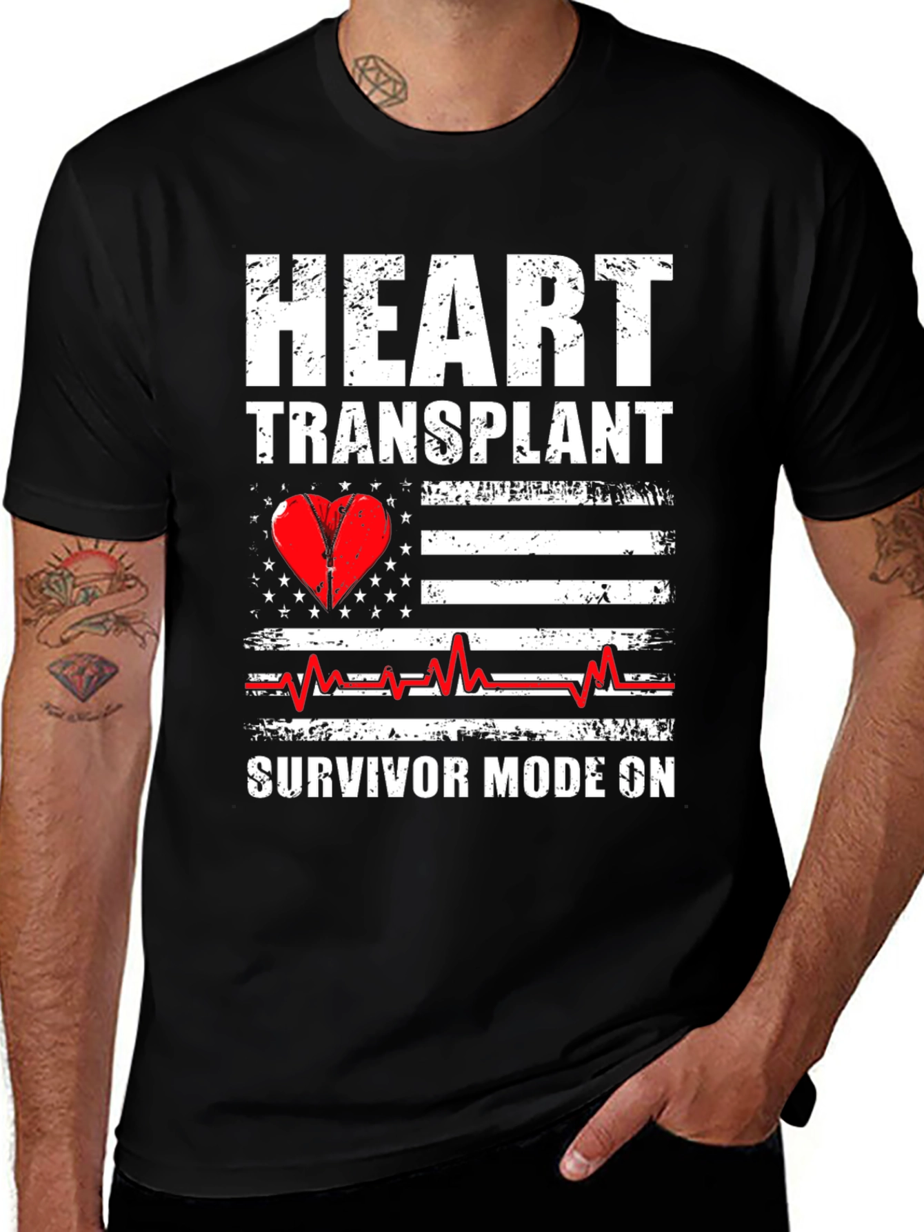 Heart Transplant Survivor Mode On T-Shirt