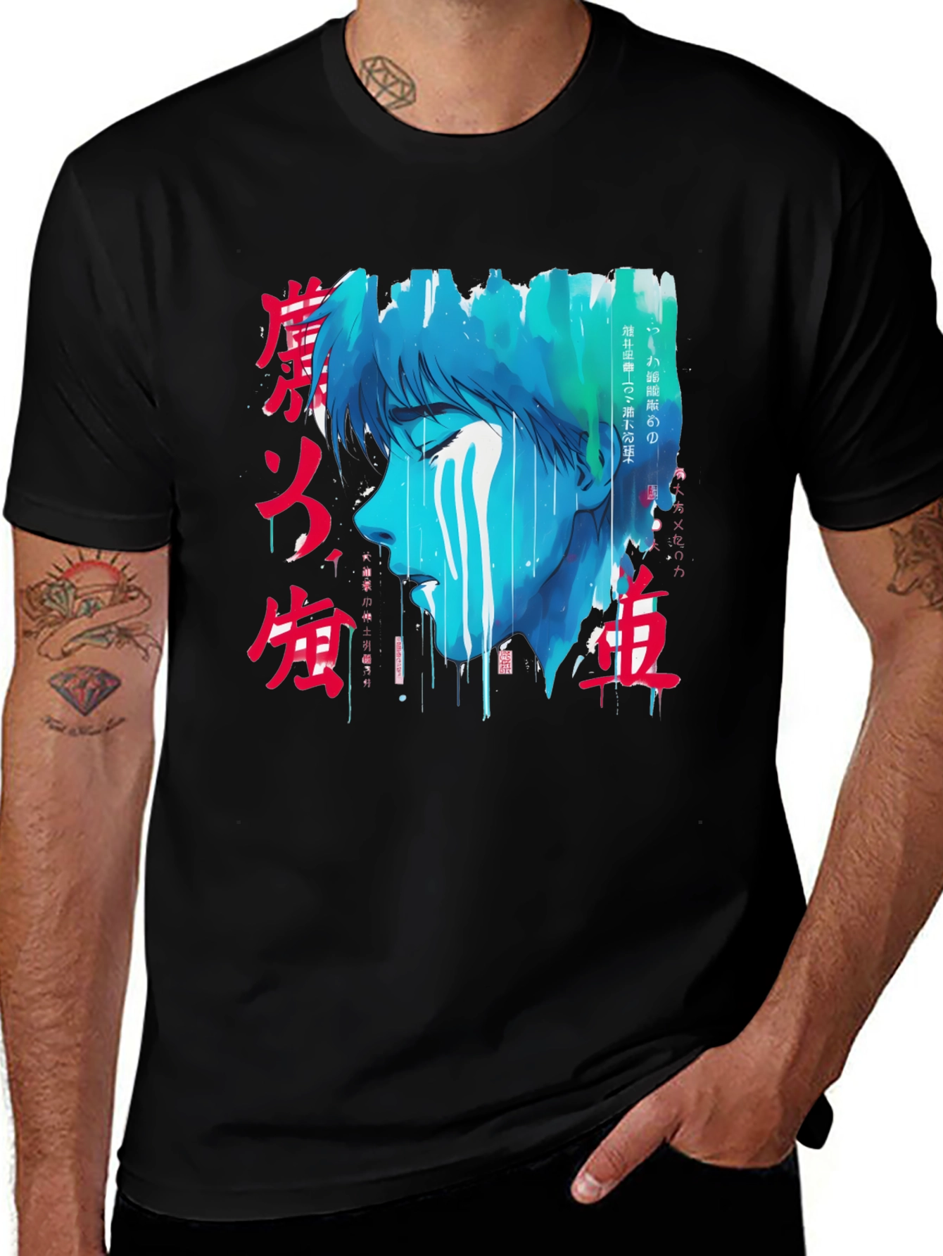 Variant 30 of Anime Graphic Print T-Shirt